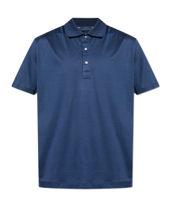 Paul & Shark Logo-embroidered Polo Shirt In Blue