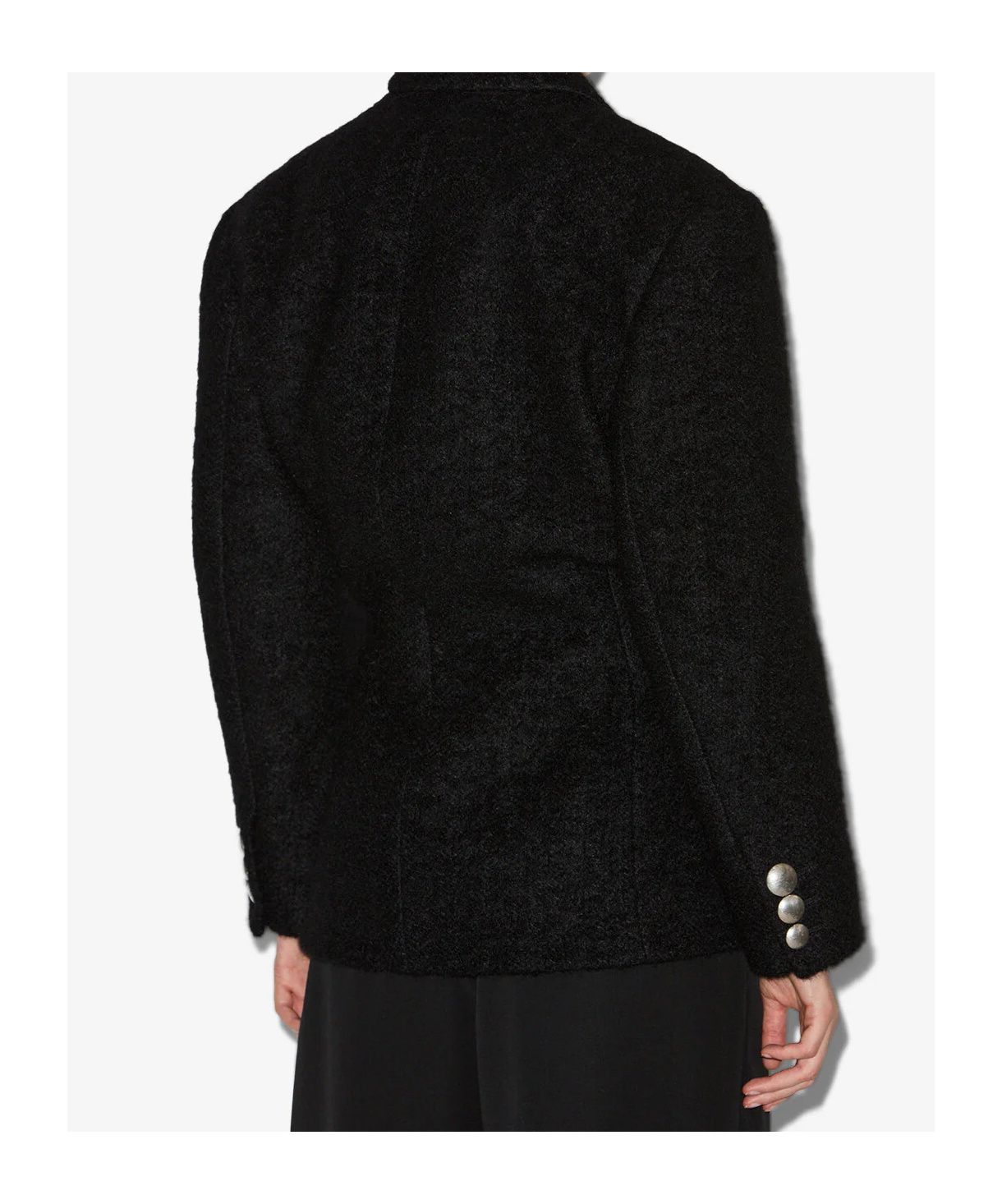 Isabel Marant Gallie Double-breasted Coat In Black