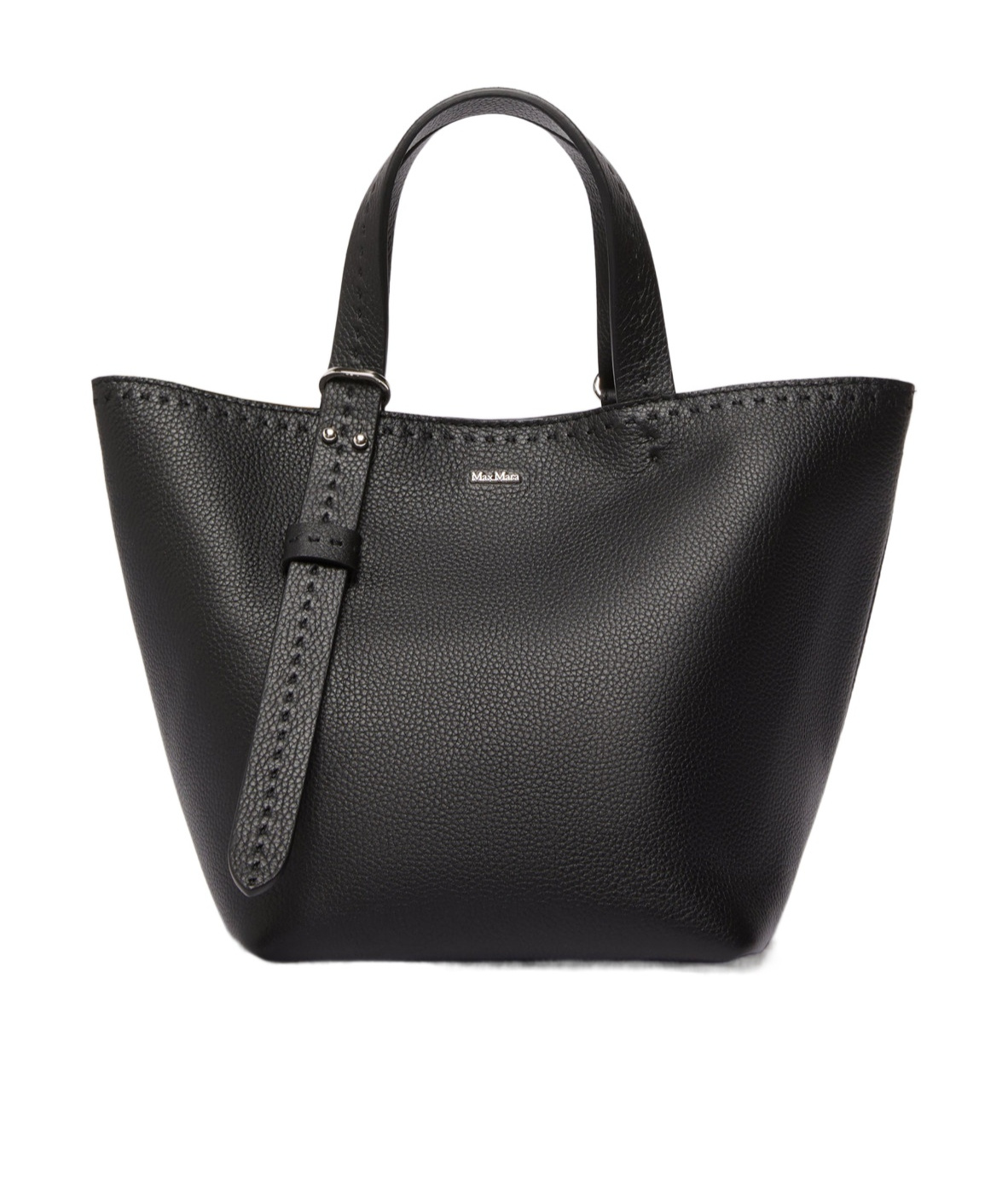 Max Mara Extra-small Leather Archetipo Bag In Black