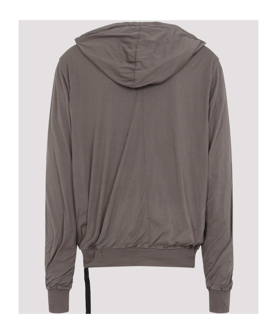 Rick Owens Drkshdw Long-sleeved Sweater In Gray