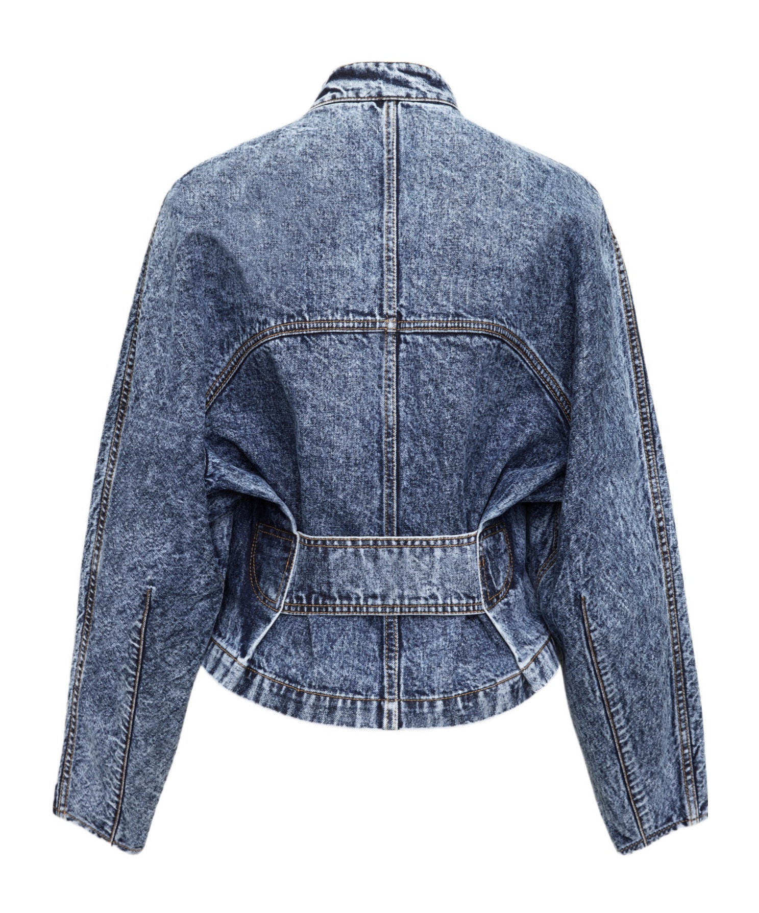 Alaïa Round Jacket In Blue