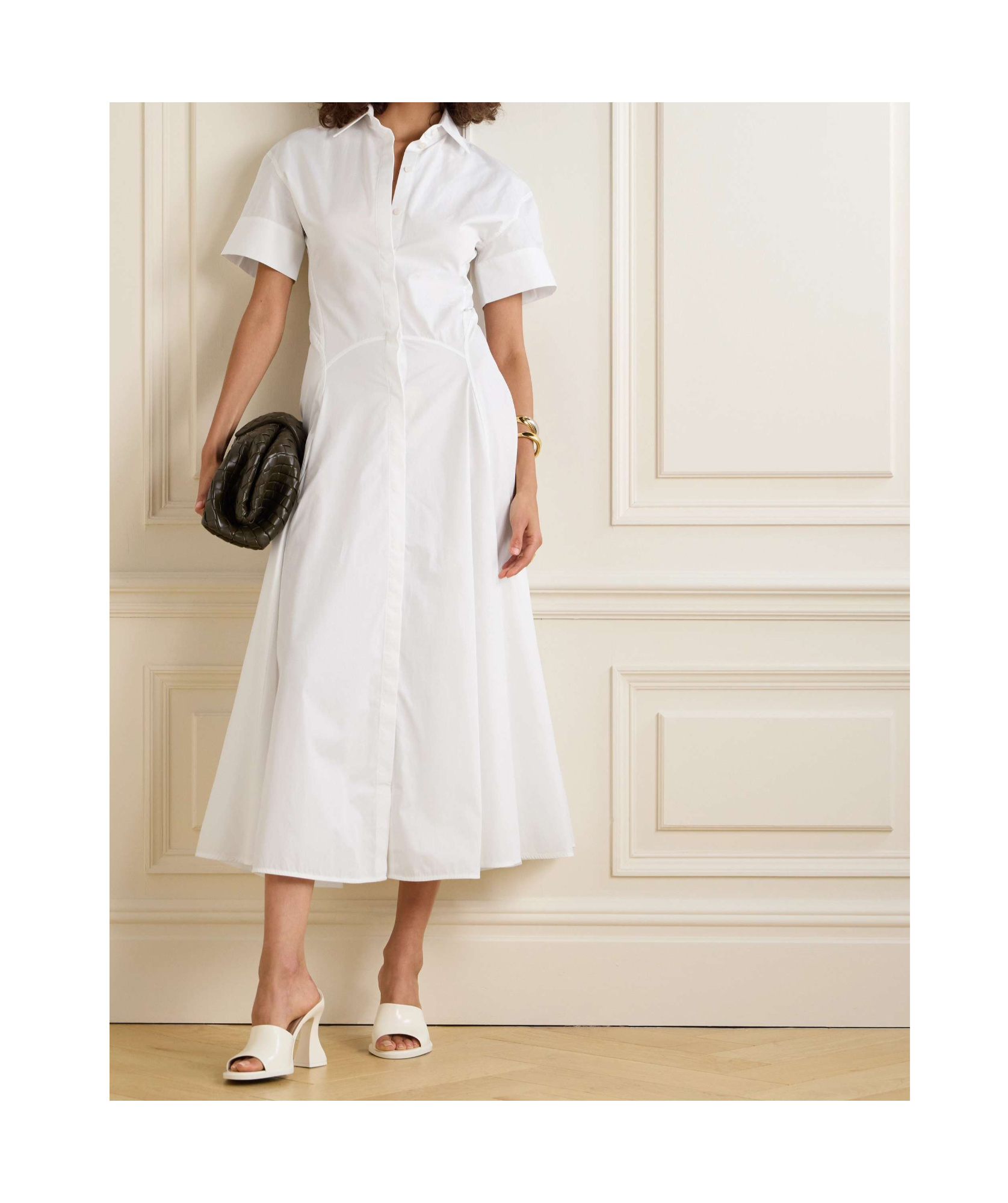 Victoria Beckham Panelled Shirt Dress