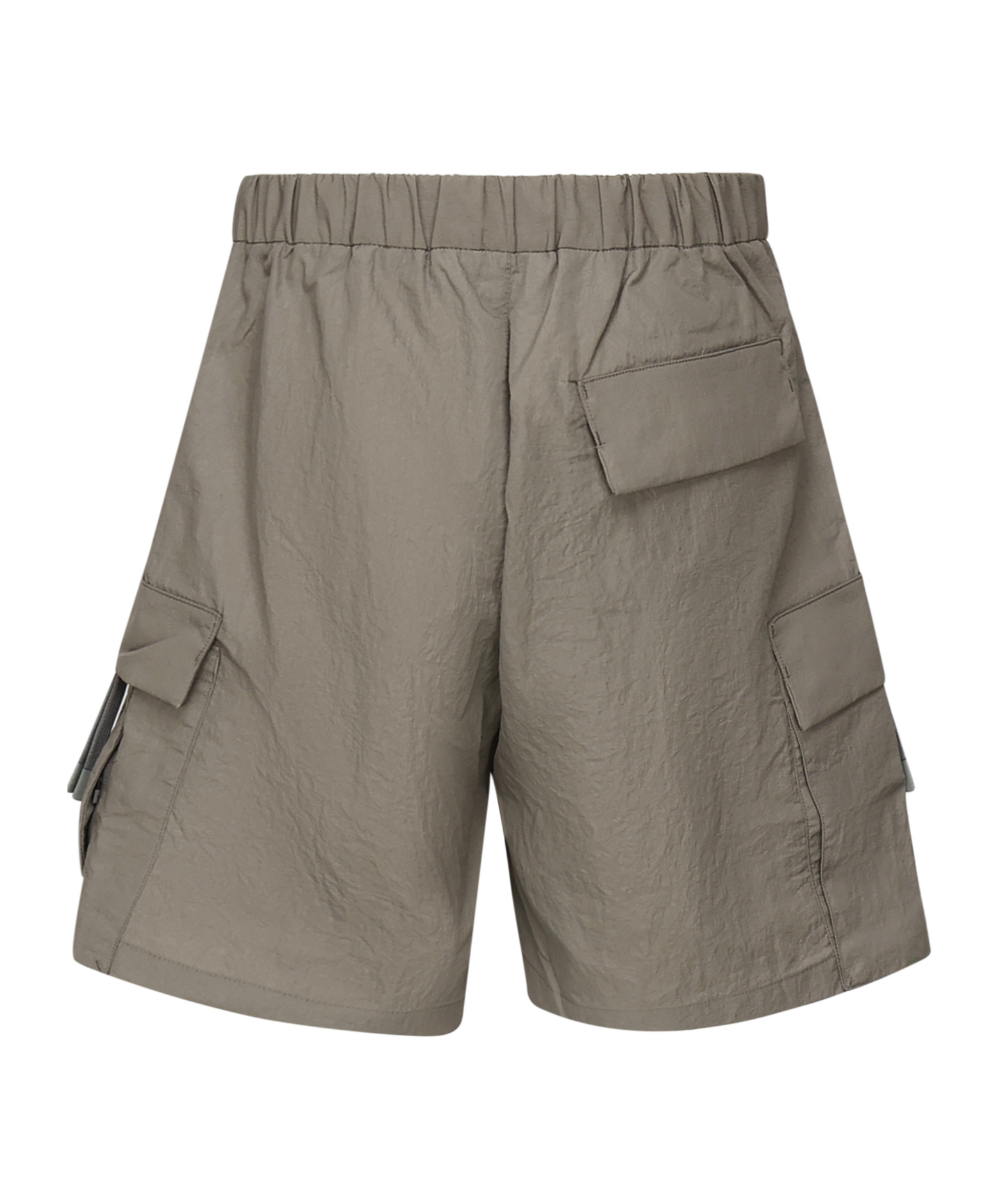 Herno Tech-crincle Laminar Shorts In Gray