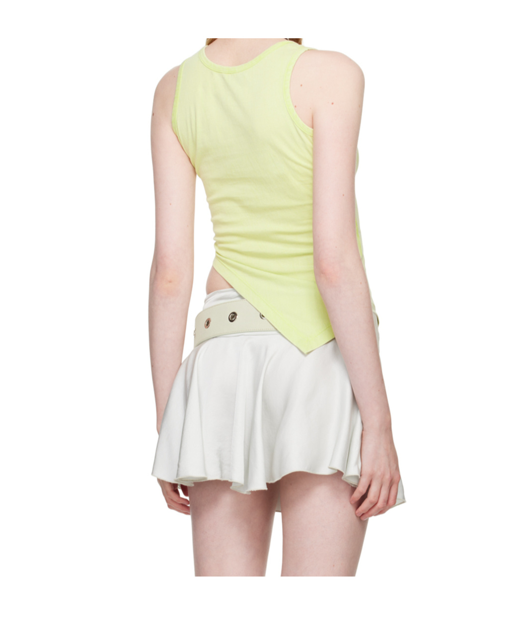 Gimaguas Green Furore Tank Top In Yellow
