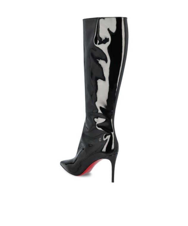 Christian Louboutin Pointed-toe Boots In Black