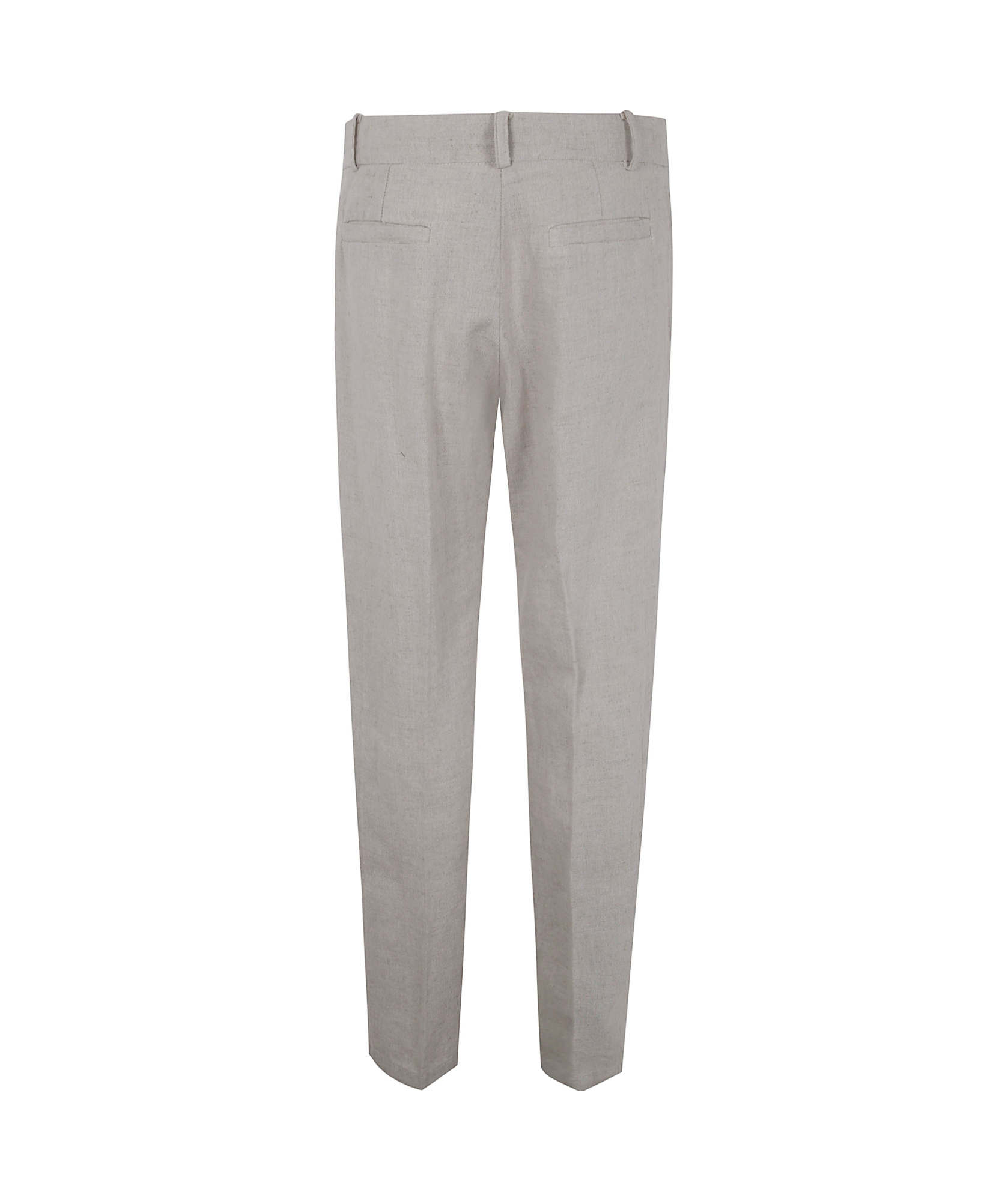 Family First Belt-loop Casual Pants In Gray