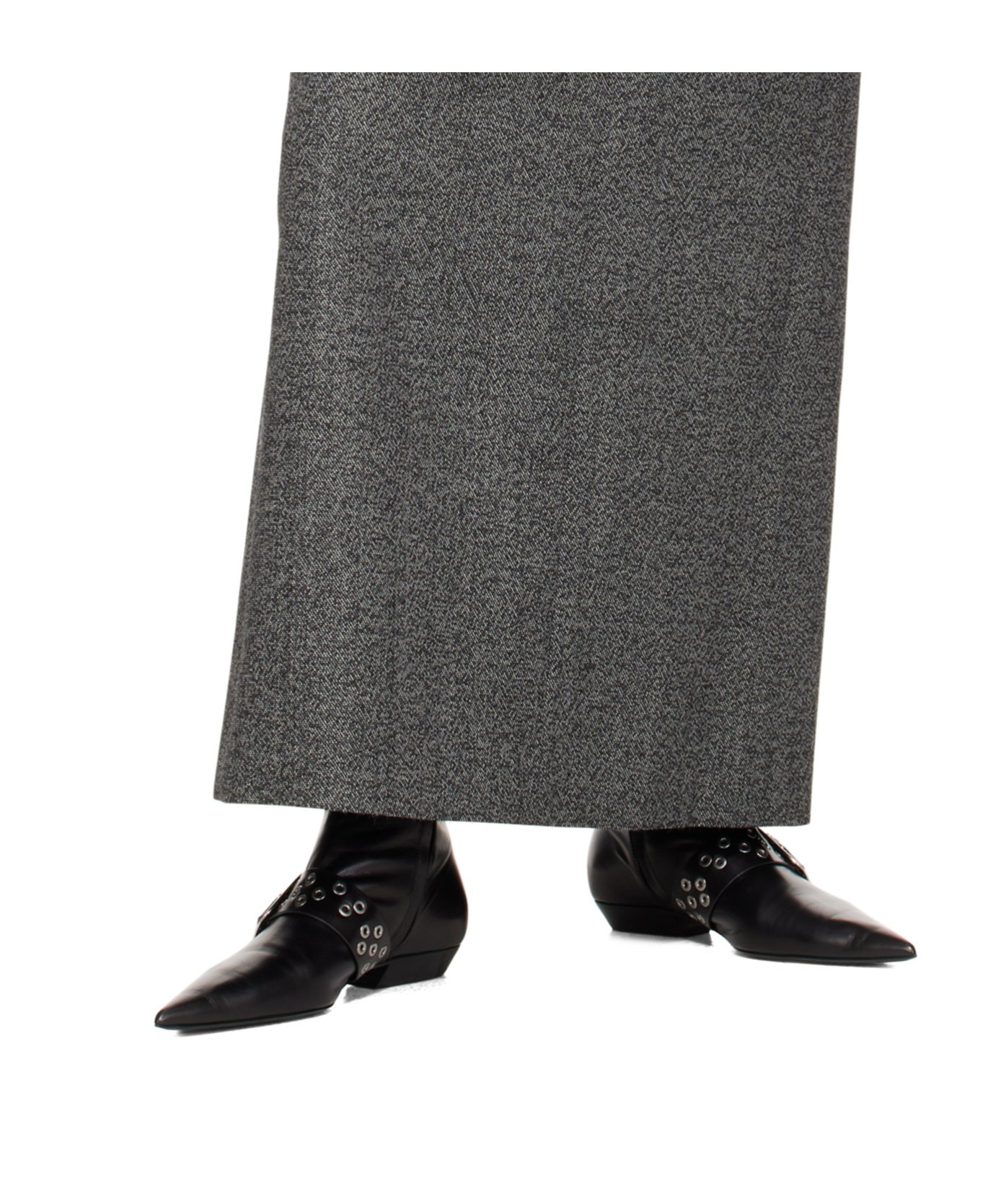 Jil Sander Buckled Leather Ankle Boots In Black