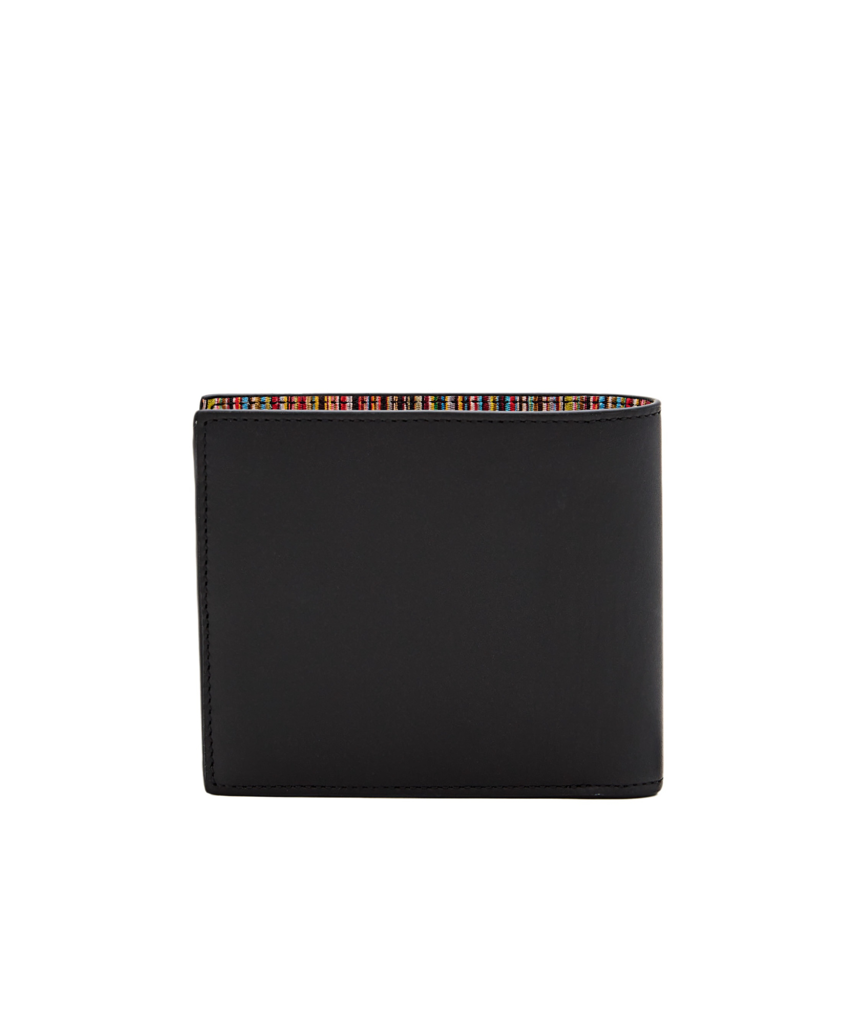 Paul Smith Signature Stripe Balloon Wallet In Black