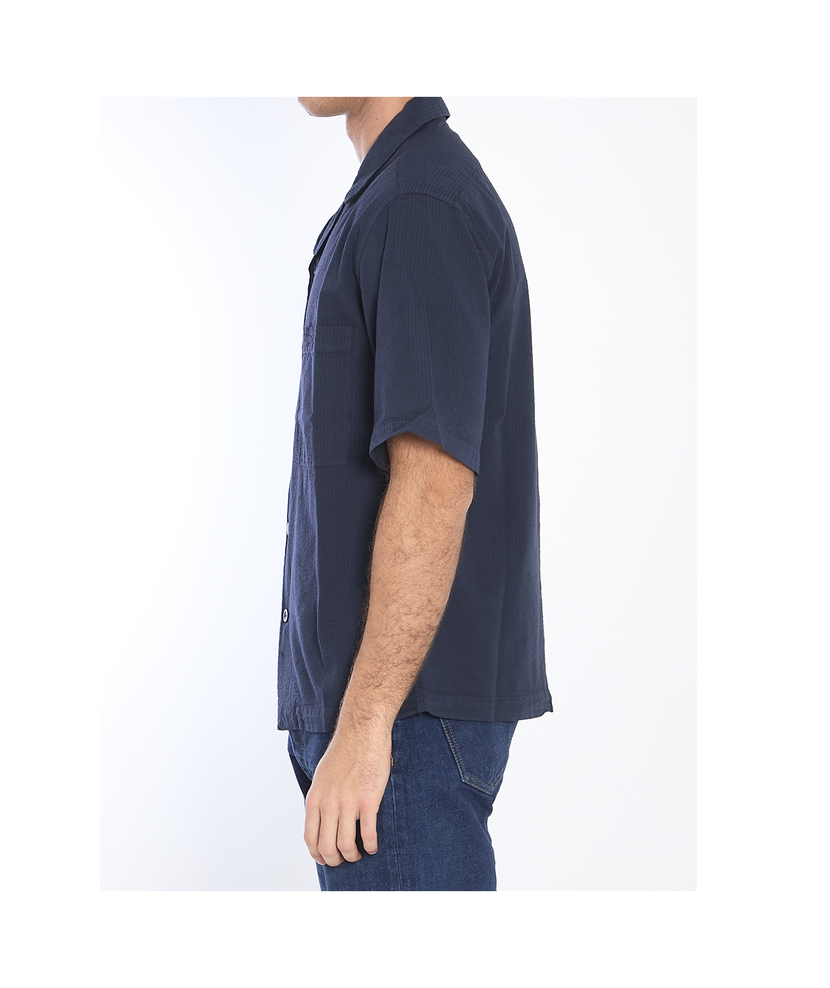 Barena Venezia Cotton Shirt In Blue