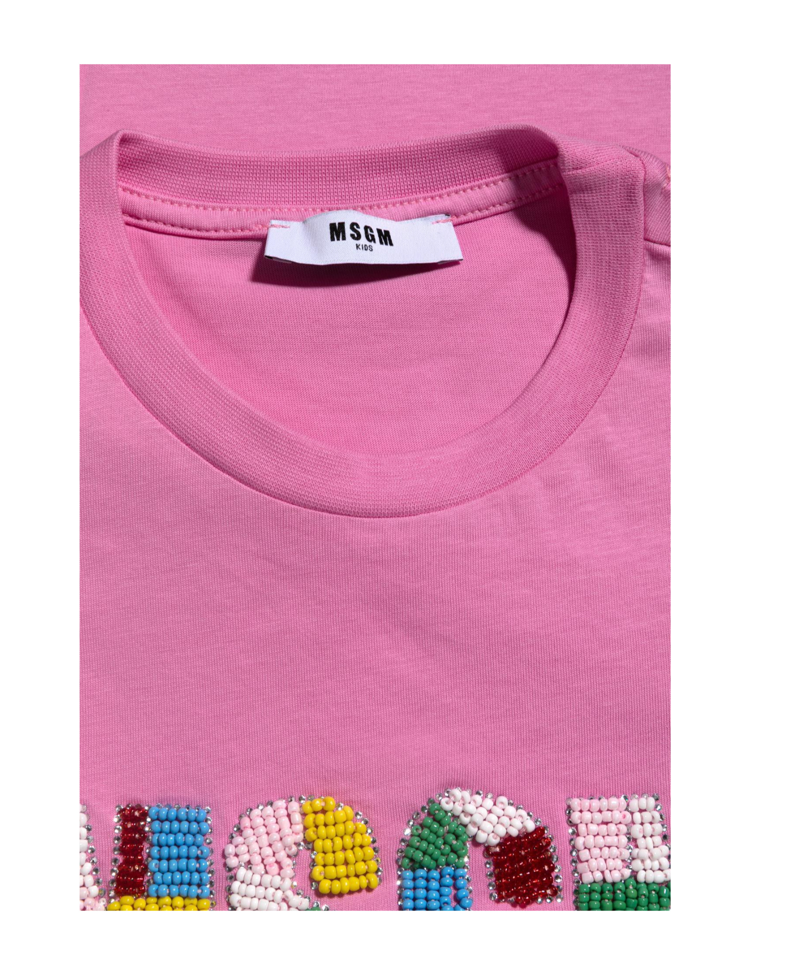 Shop Msgm Short Sleeve T-shirt In Pink