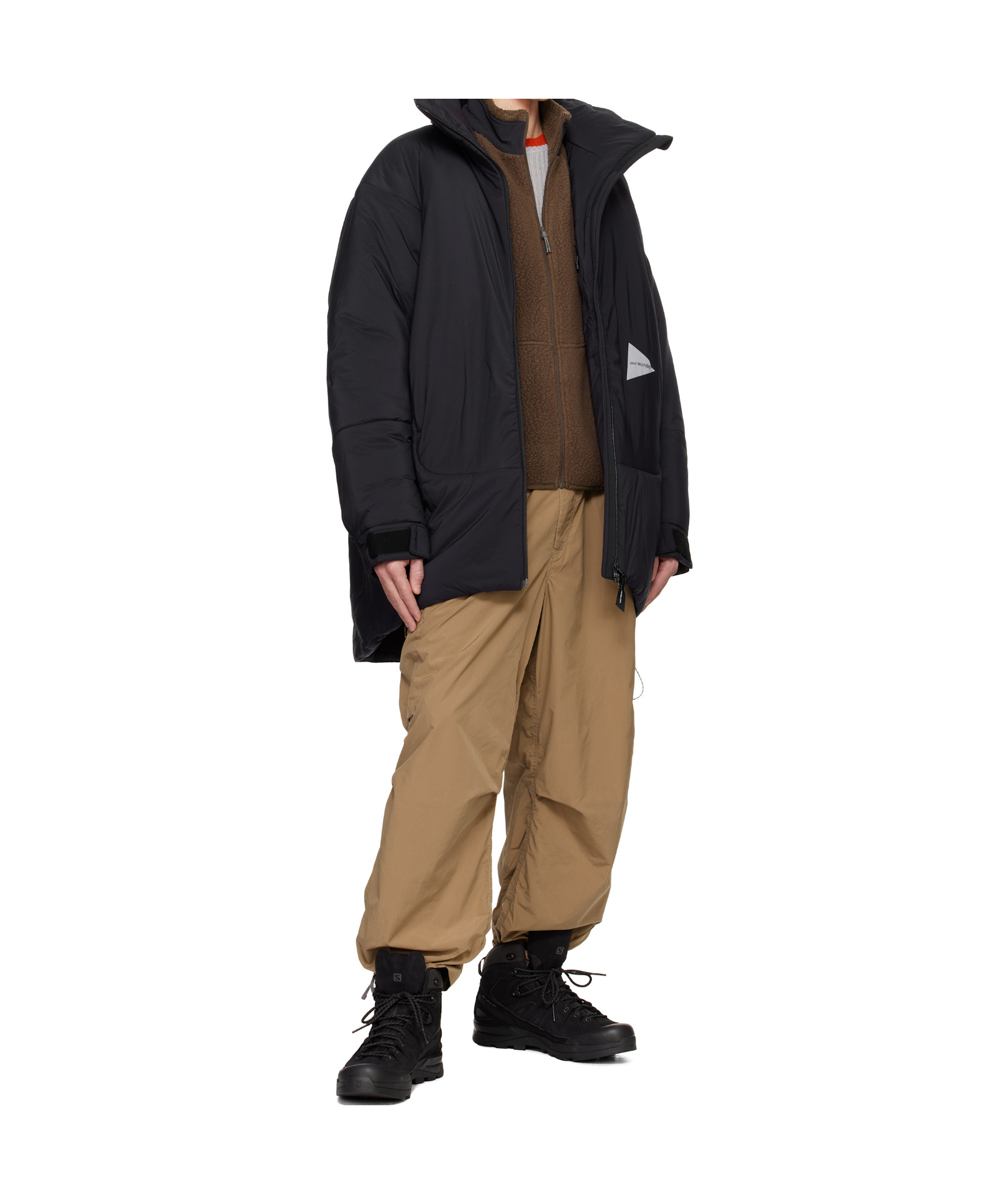And Wander Long-sleeved Cotton Clothes In Black