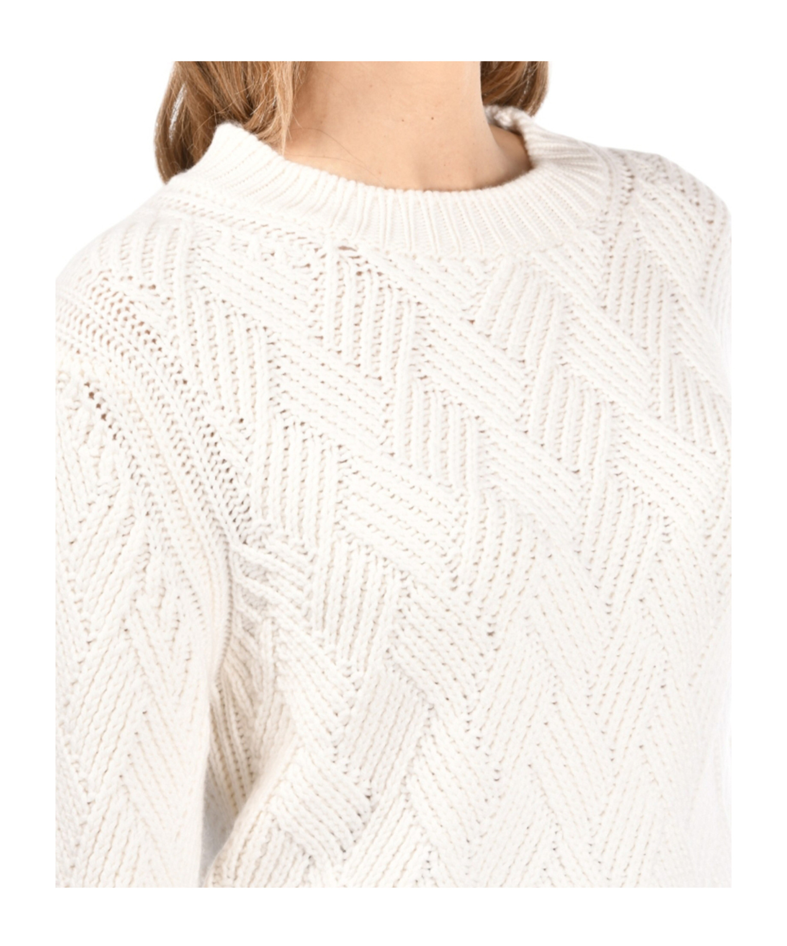 Gran Sasso Long-sleeved Sweater In White
