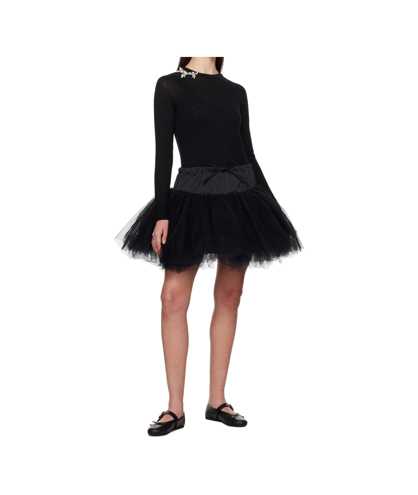 Simone Rocha Classic Sweater In Black