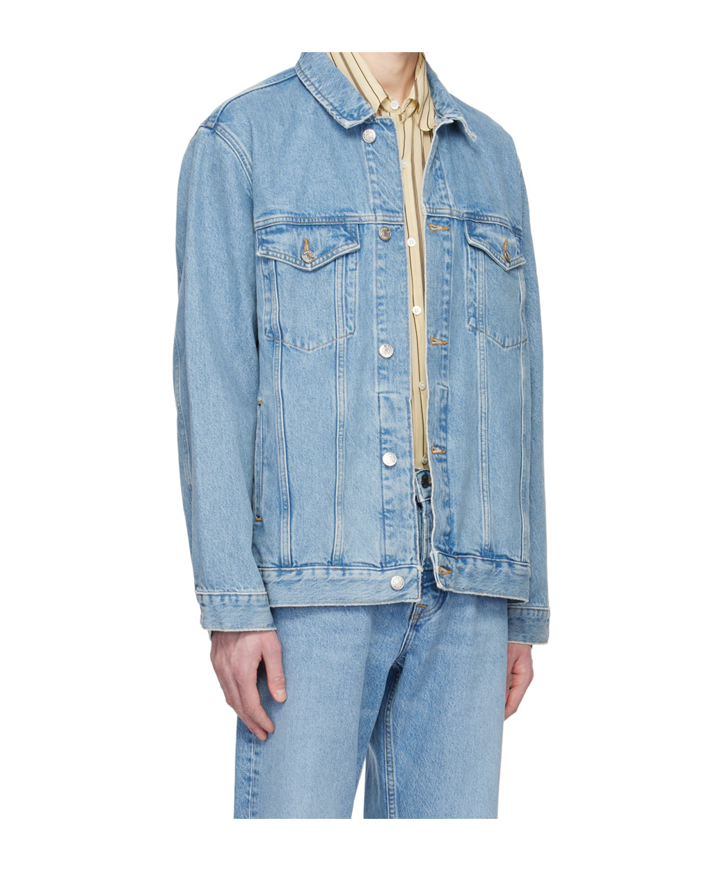 Samsoe & Samsoe Denim Outerwear In Blue