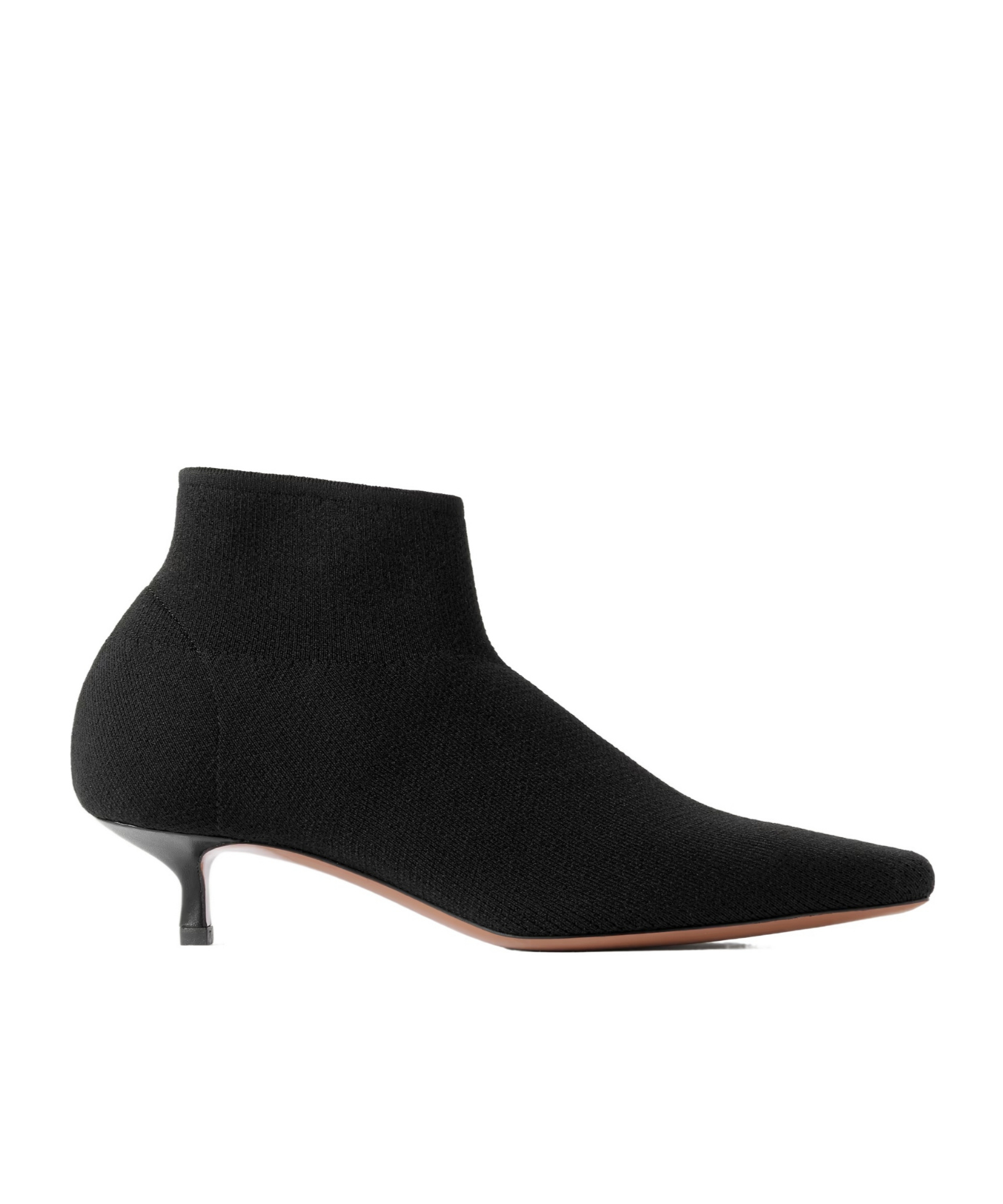 Neous Stretch Knit Ankle Boots In Black