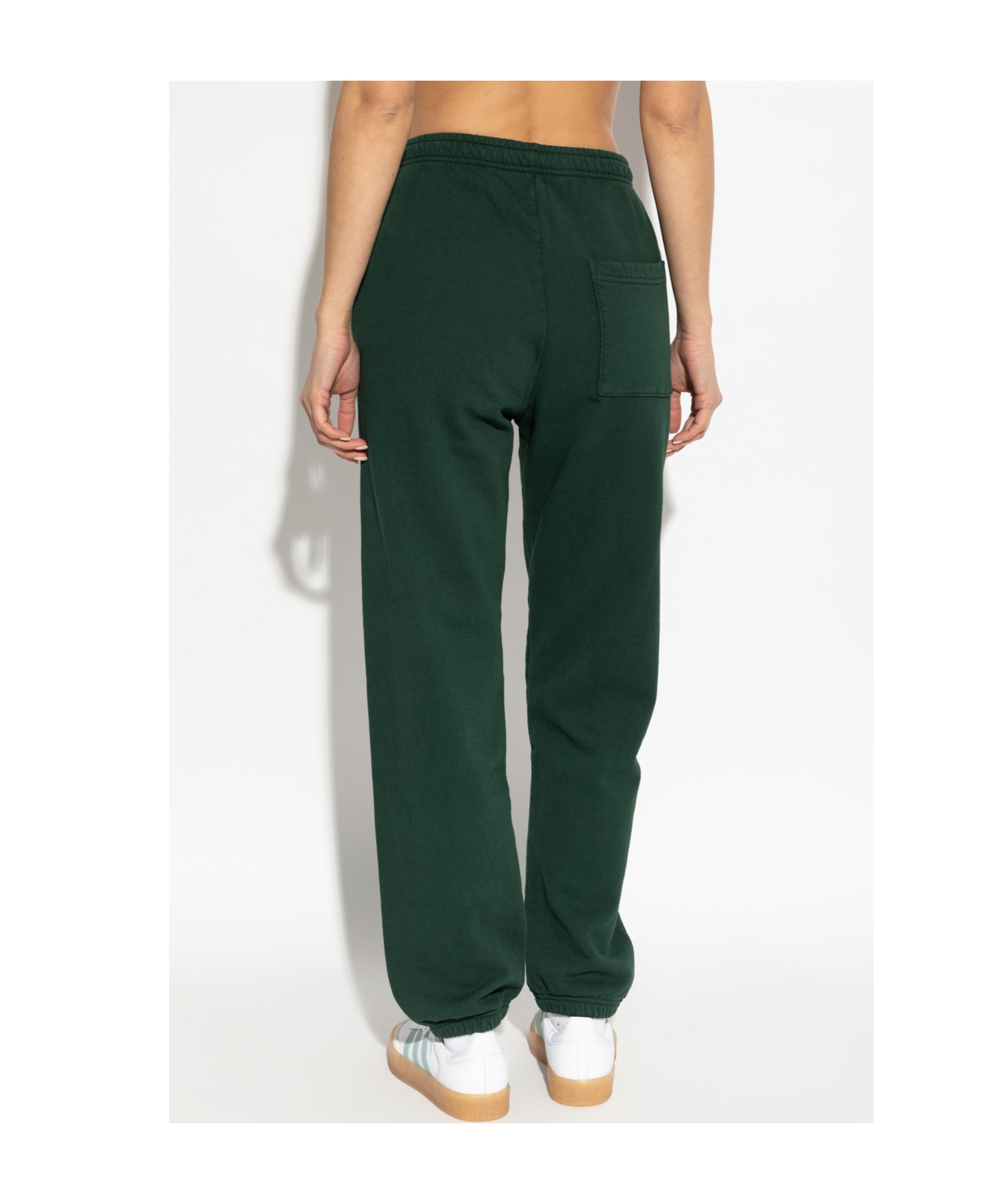 Sporty And Rich Elastic Waist Sweatpants In Green