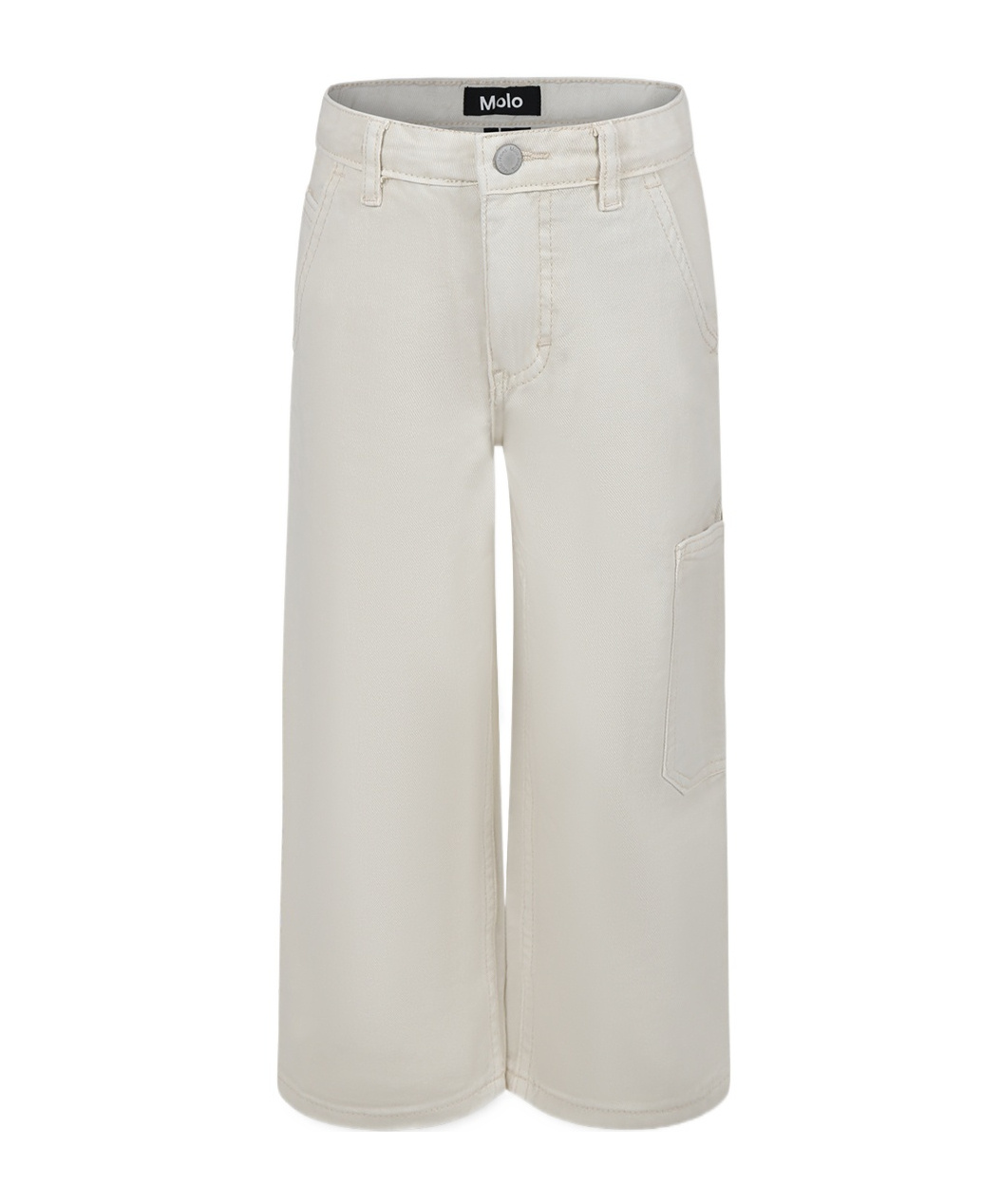Molo Five-pocket Jeans In White