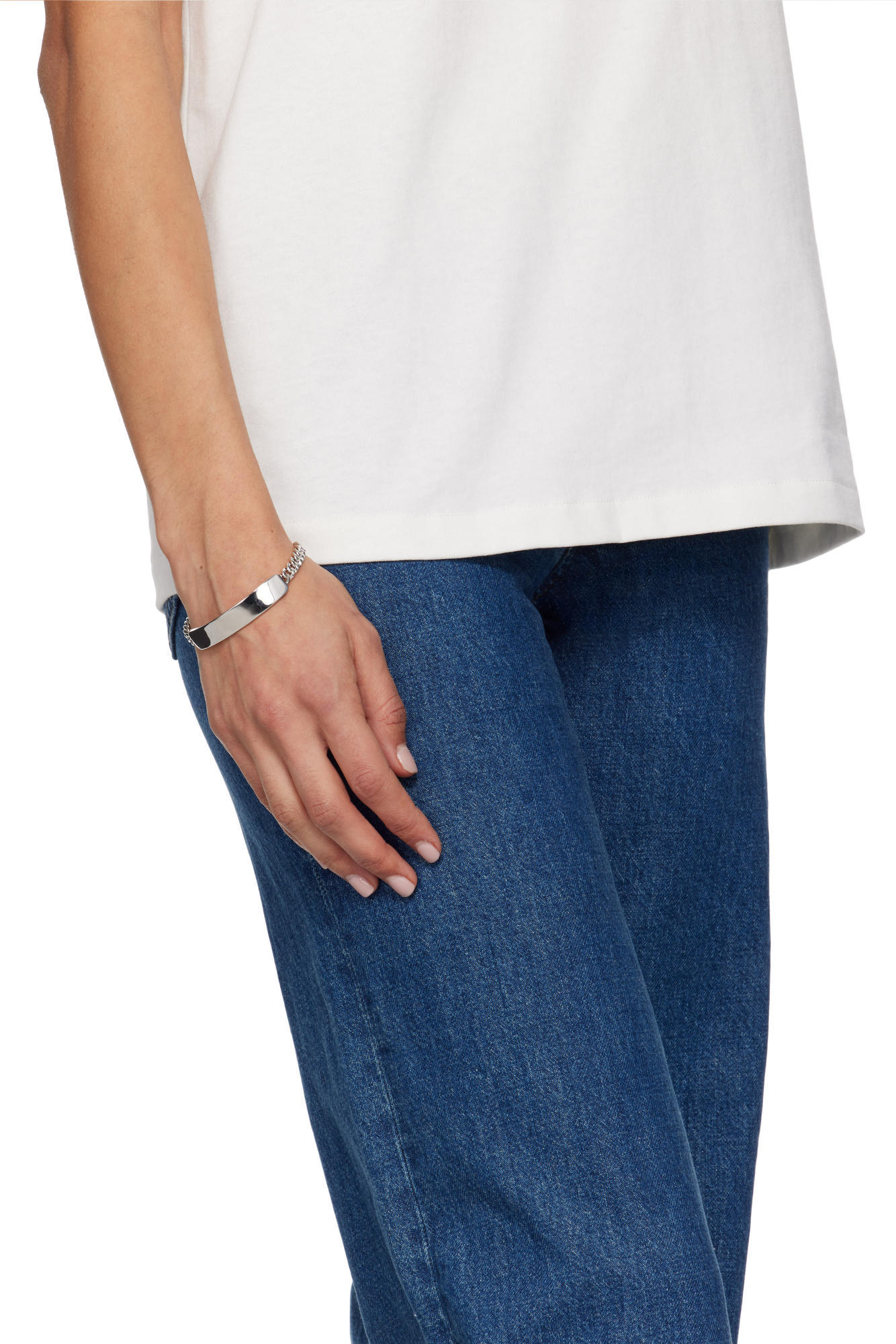 Apc A.p.c. Brass Bracelet In Silver