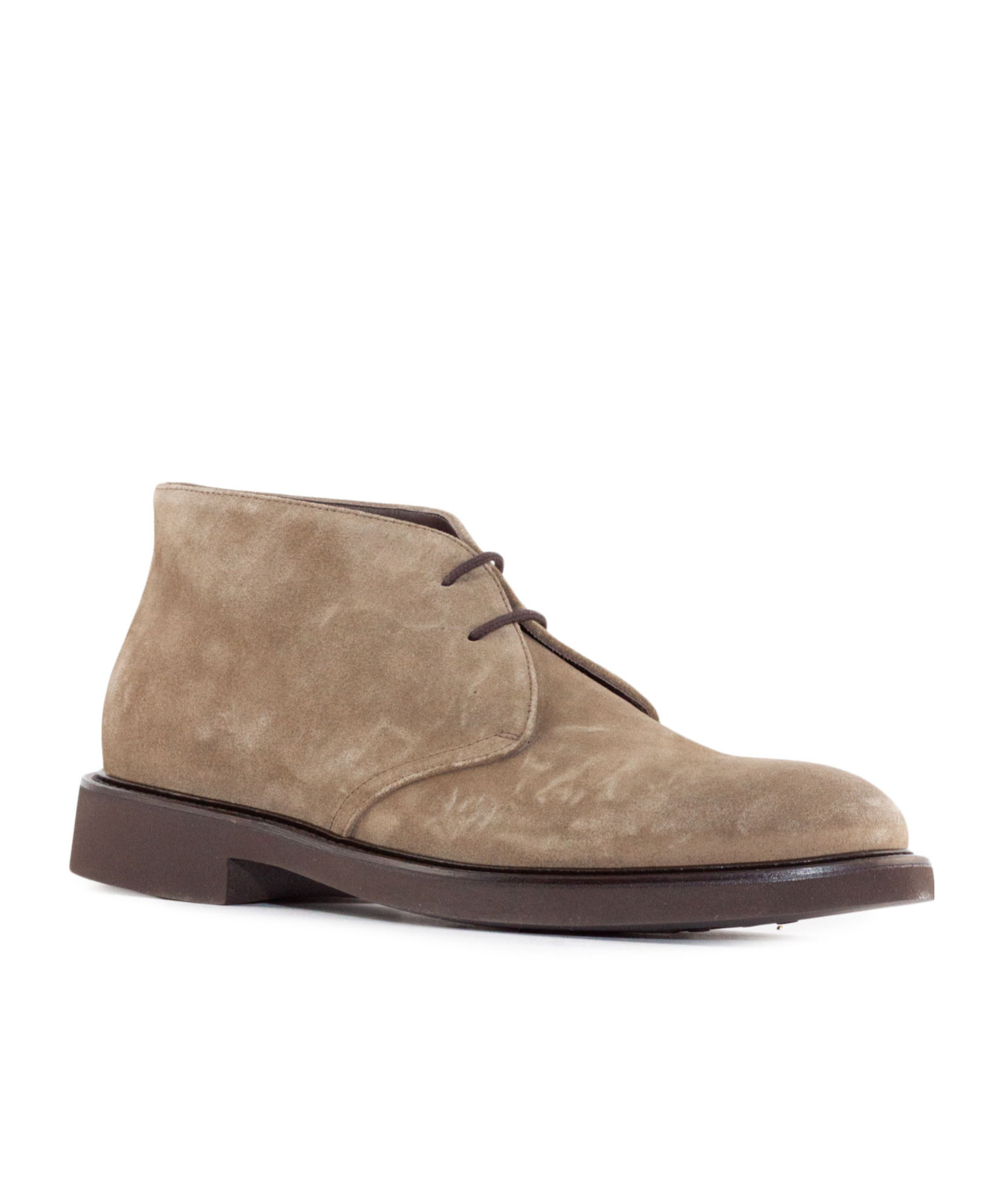 Doucal's Lace-up Suede Derby Shoes In Brown