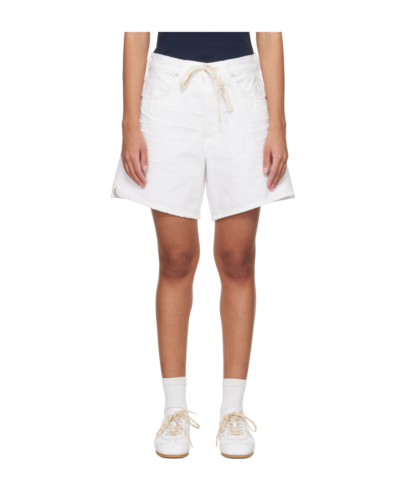 Citizen Of Humanity Brynn Drawstring Short In Fresco In White