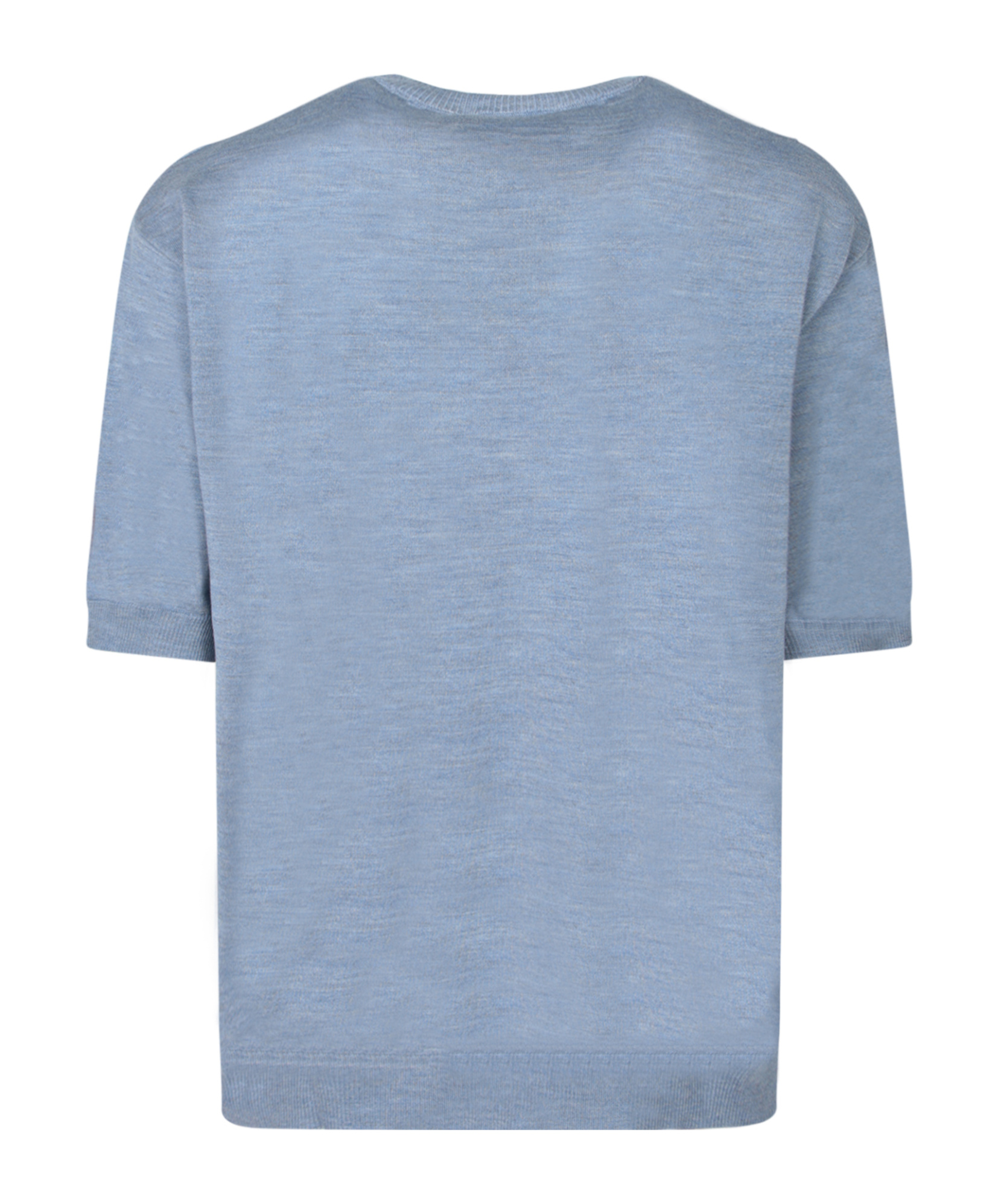 Moschino Wool And Silk Sweater Golden M In Blue