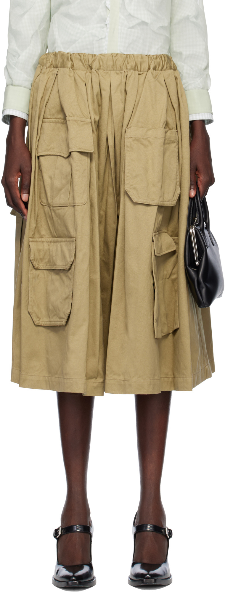 COMME DES GARÇONS ELASTIC WAIST SKIRT