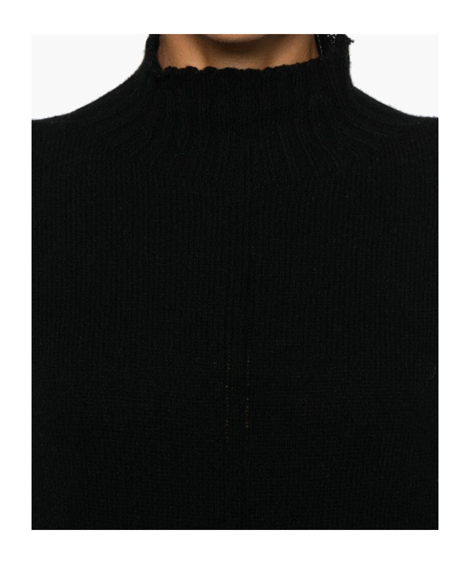 Drumohr Turtleneck Long-sleeve Sweater In Black