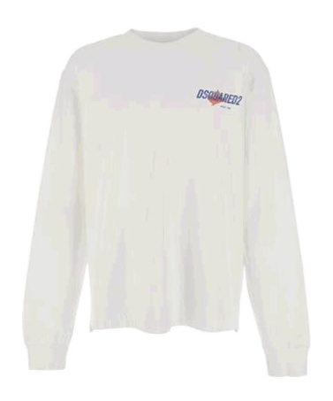 Dsquared2 Long-sleeved T-shirt In White