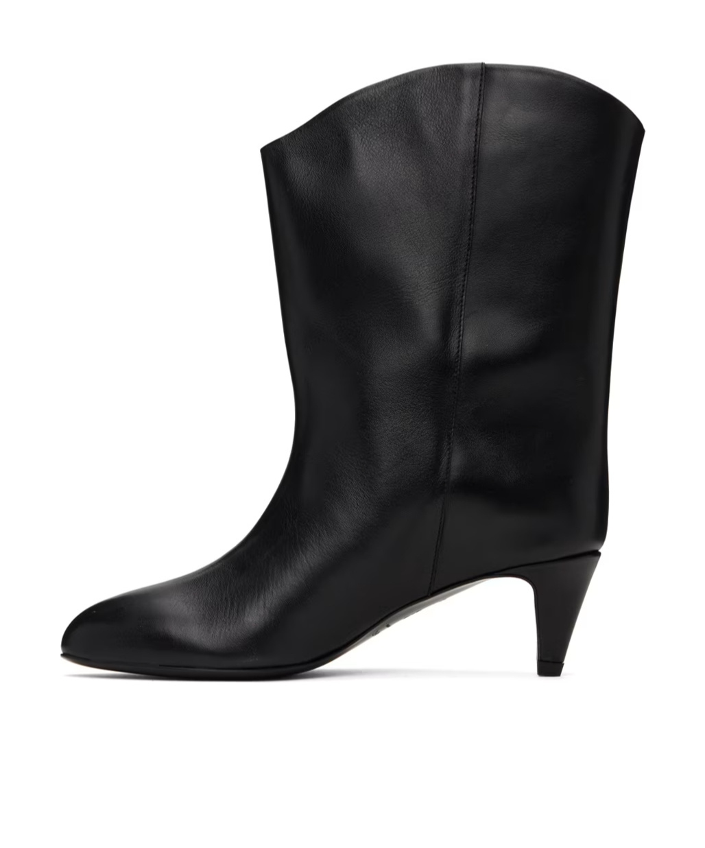 By Far Osage Pointed Short Boots In Black