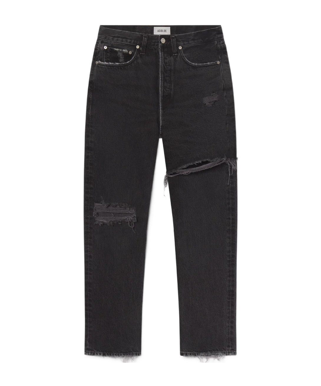 Agolde High-waisted Jeans In Black