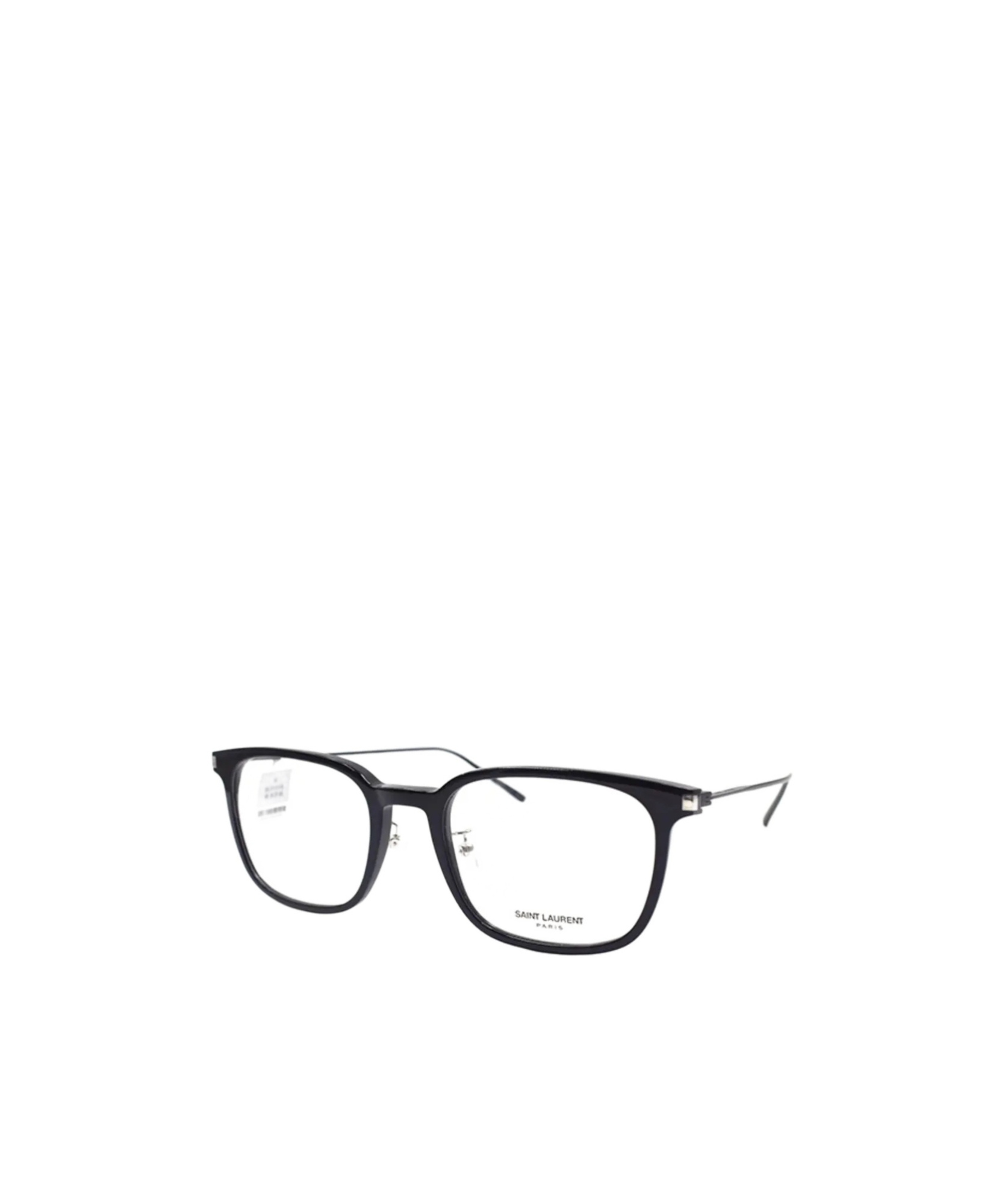 Saint Laurent Logo Flat Mirror In Black