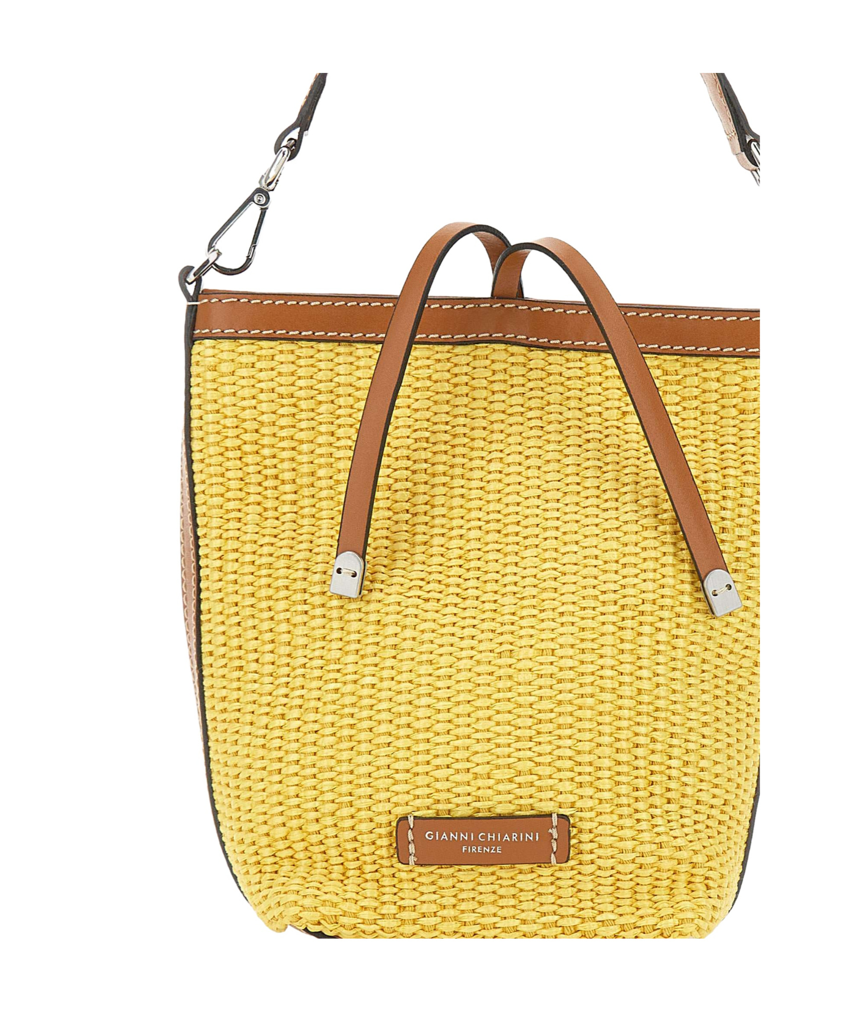 Gianni Chiarini Emily Tote Bag In Yellow