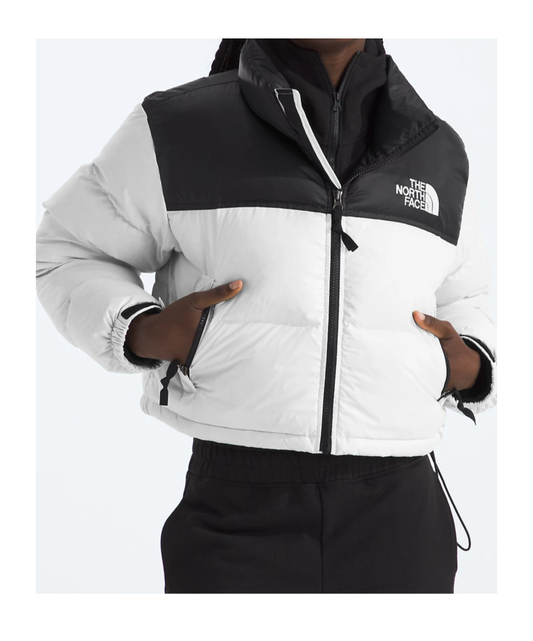THE NORTH FACE EMBROIDERED PUFFER JACKET 