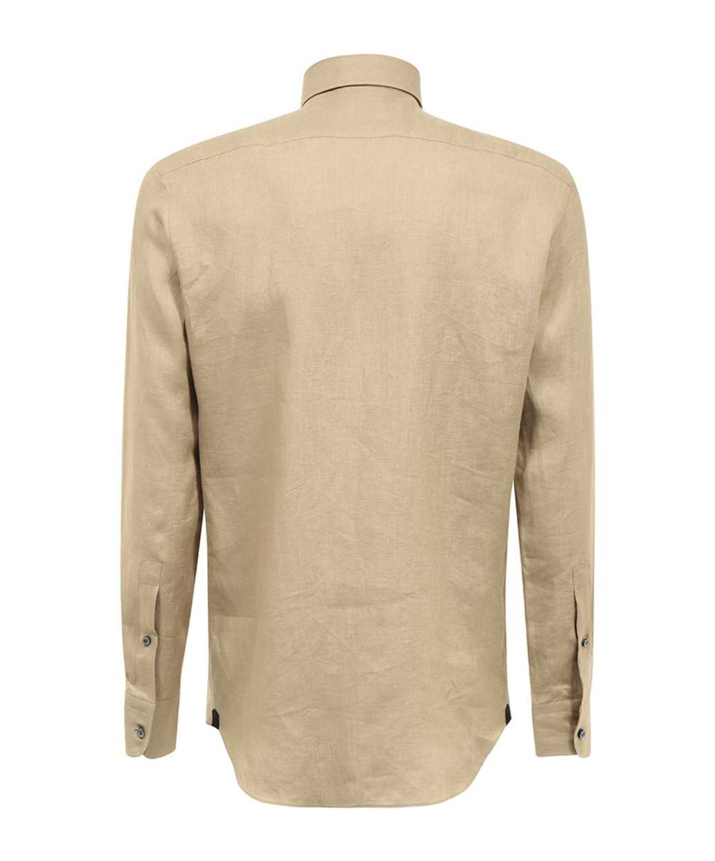 Shop Zegna Long-sleeved Shirt In Nude
