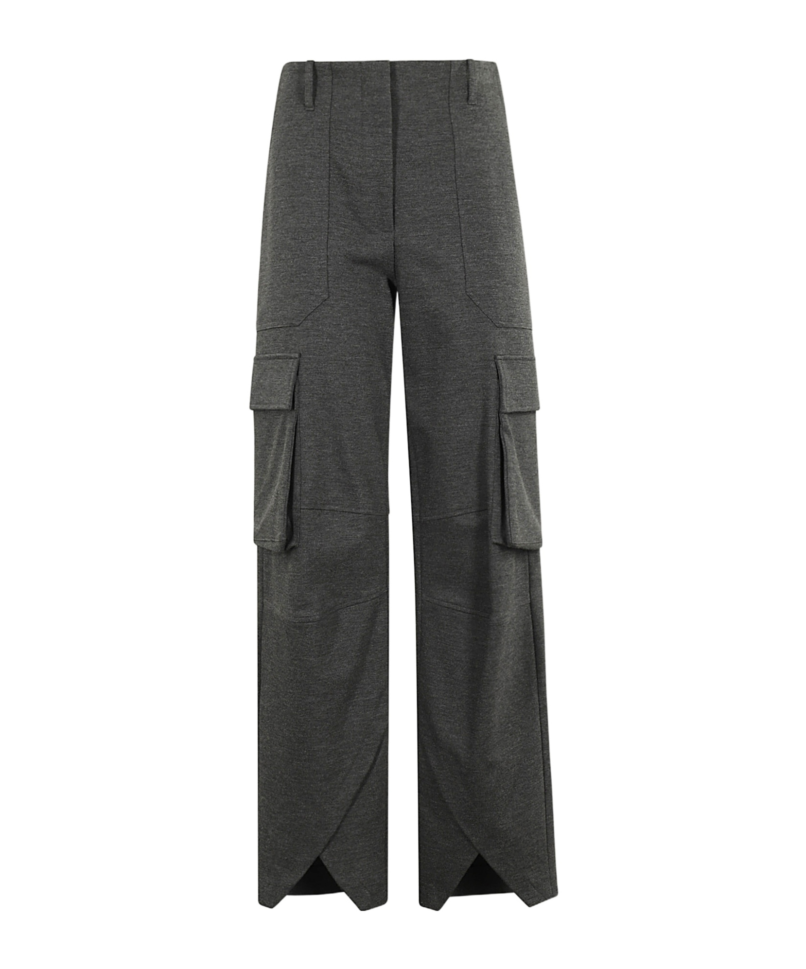 ERIKA CAVALLINI BELT-LOOP CASUAL PANTS 