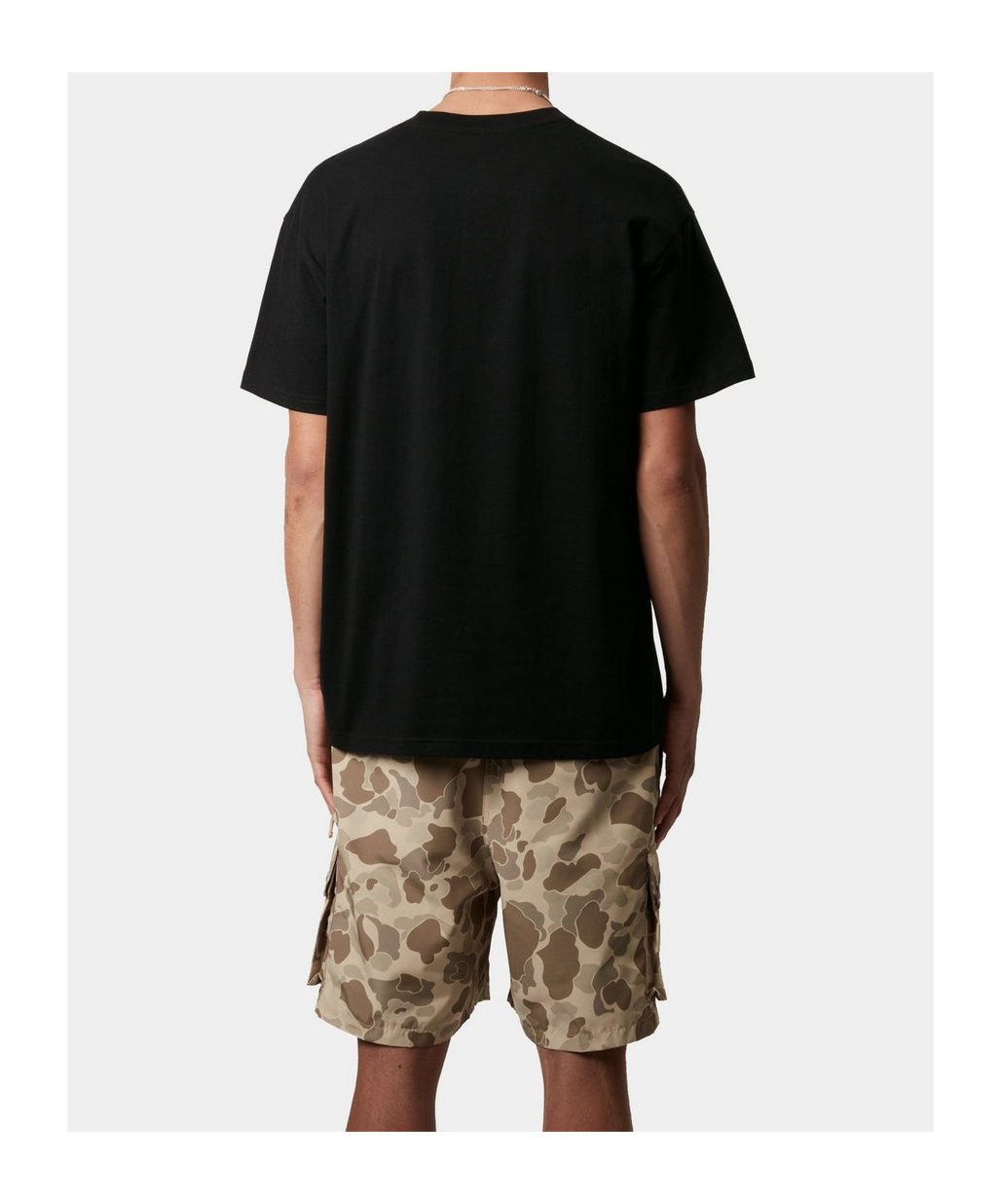 Carhartt Work In Progress Pocket Heart Organic Cotton T-shirt In Black