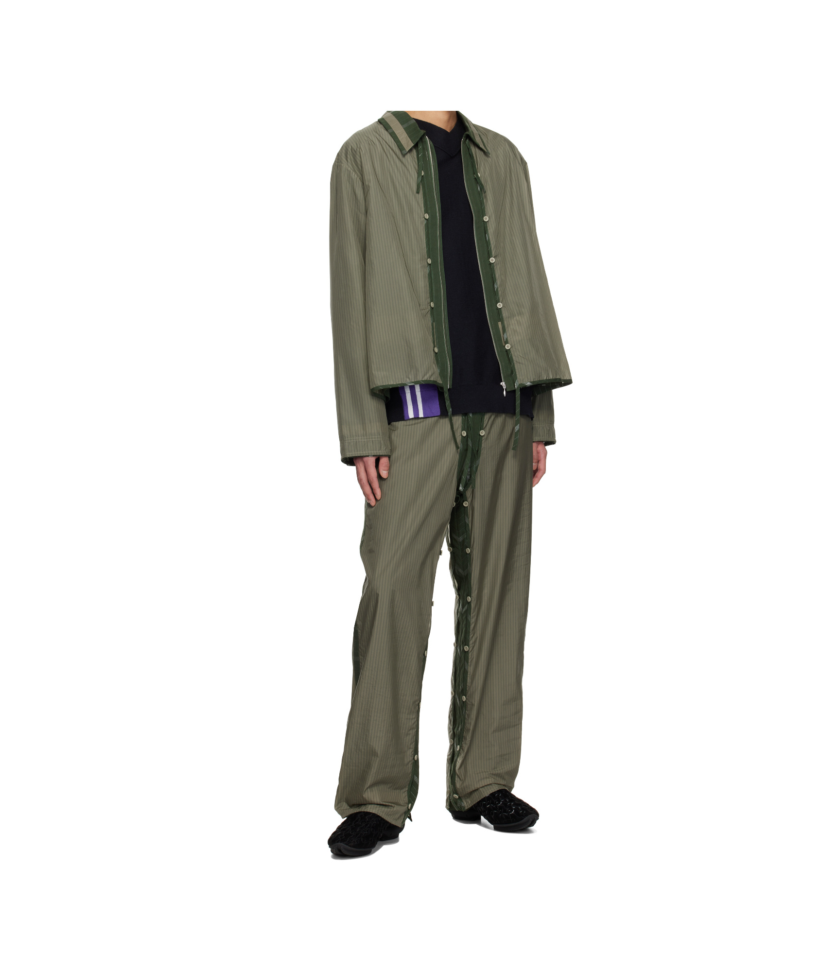 Craig Green Long Sleeve Casual Jacket In Green