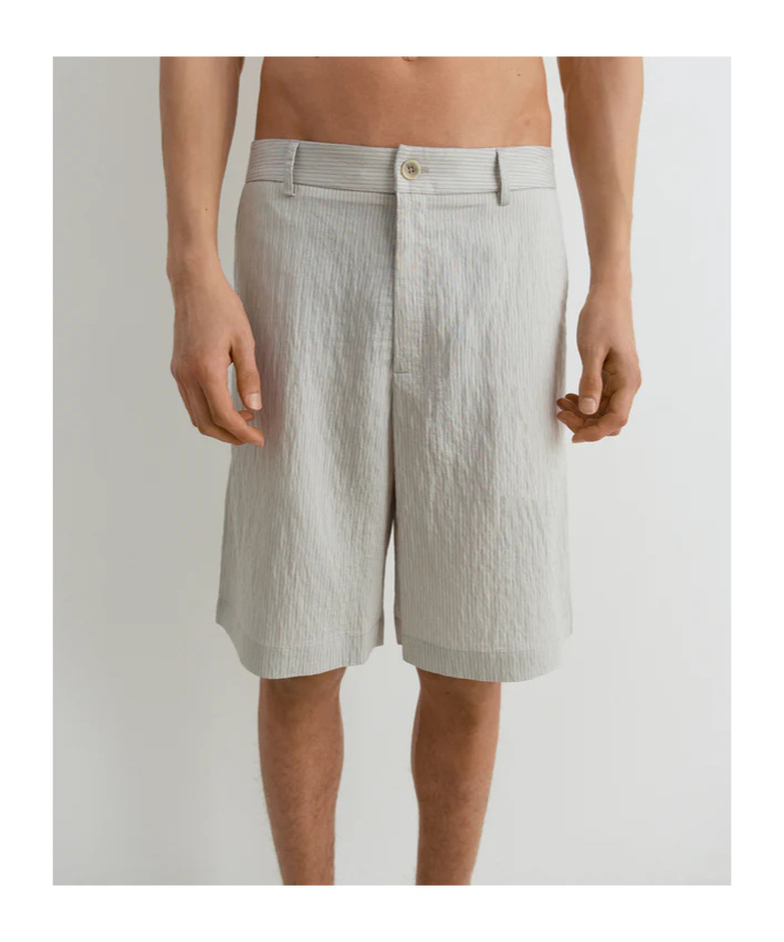 Gimaguas Embroidered Modal Blend Nicolas Bermuda Shorts