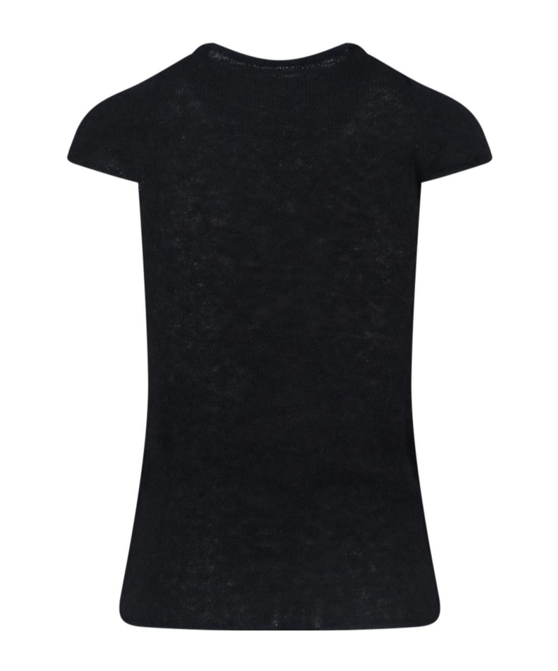 Paloma Wool Crew Neck Short-sleeved Sweater In Black