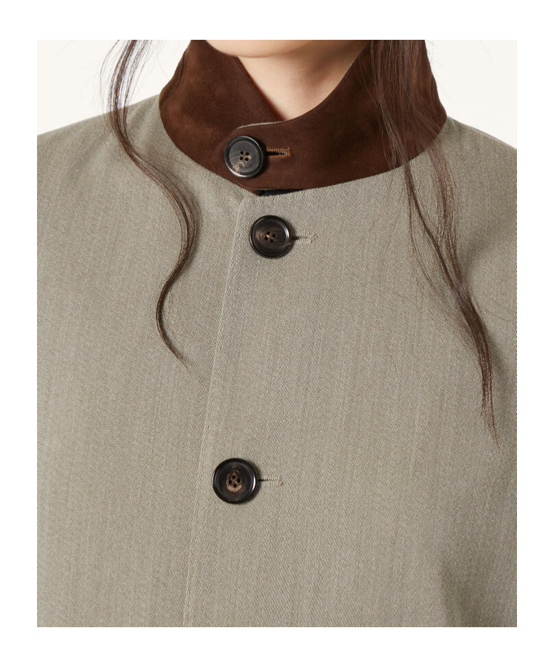 Loro Piana Blain Coat In Nude