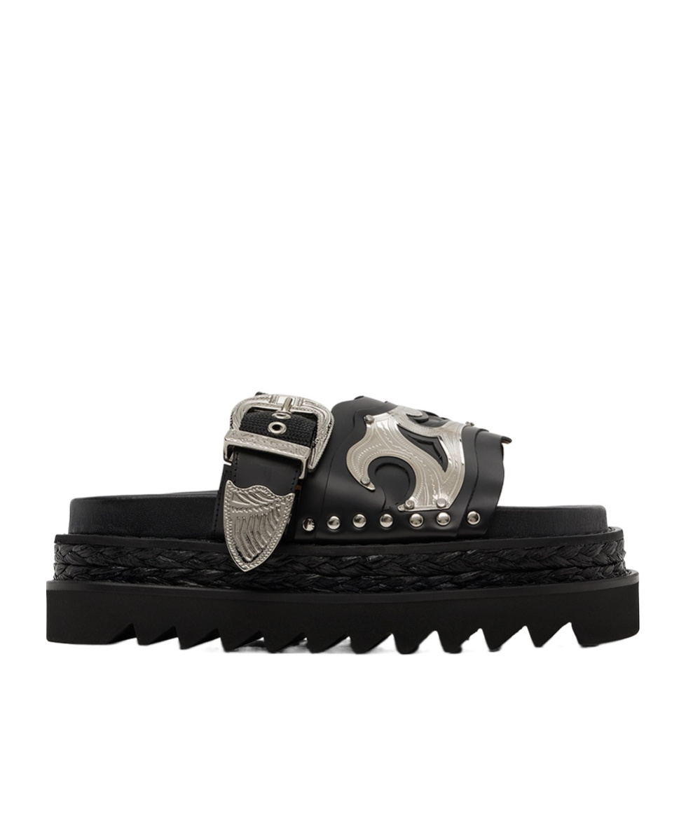 Toga Platform Platform Platform Slippers In Black