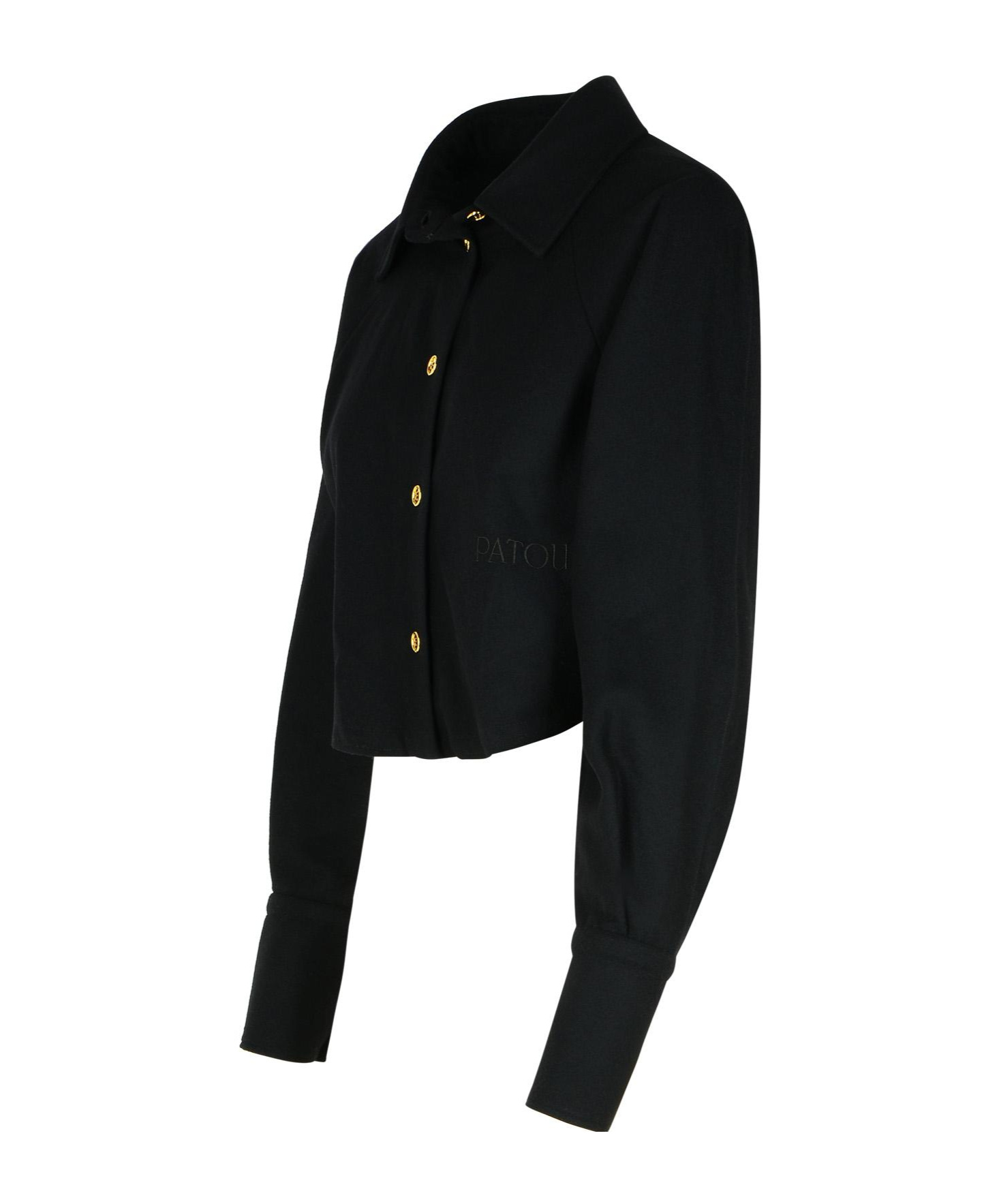 Patou Cropped Shirt In Black