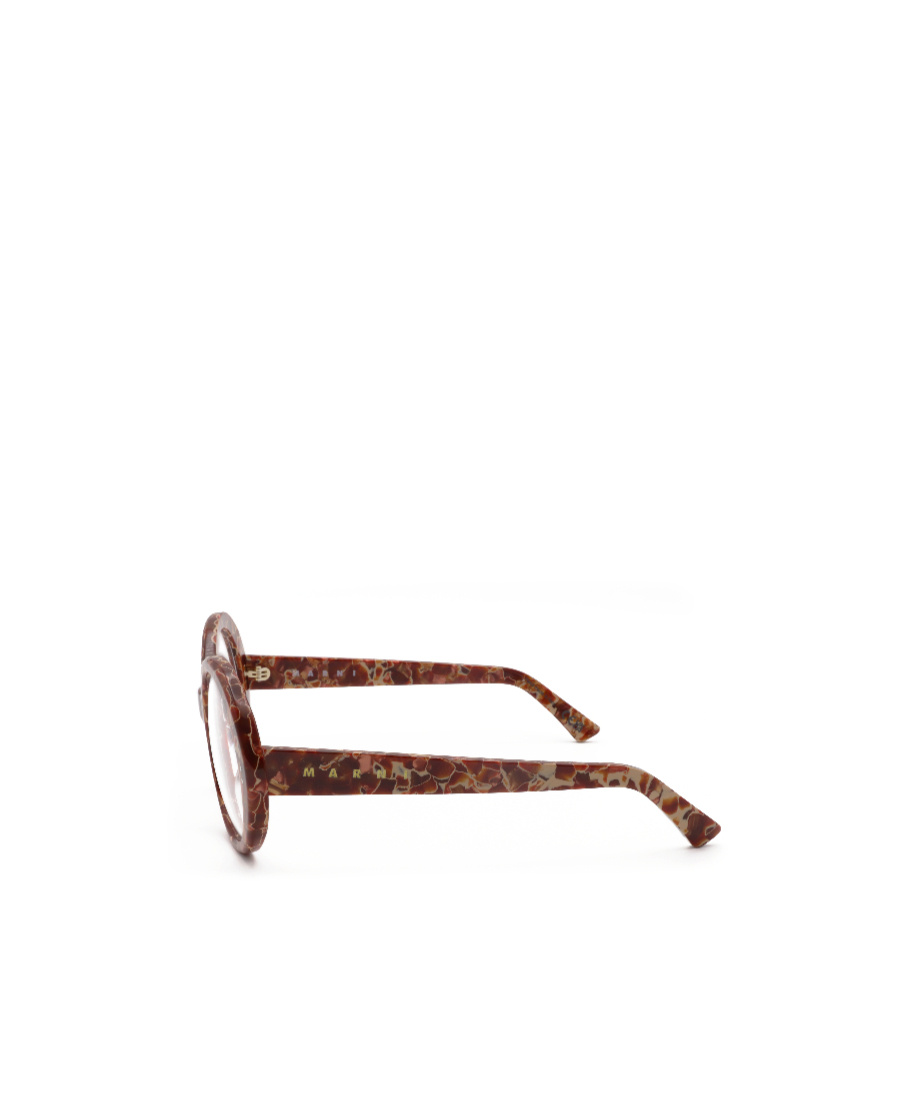 Marni Full-frame Plain Mirror In Brown