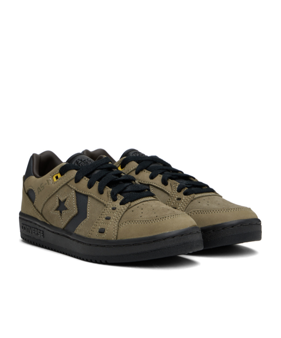 Converse Lace-up Low-cut Casual Shoes In Green