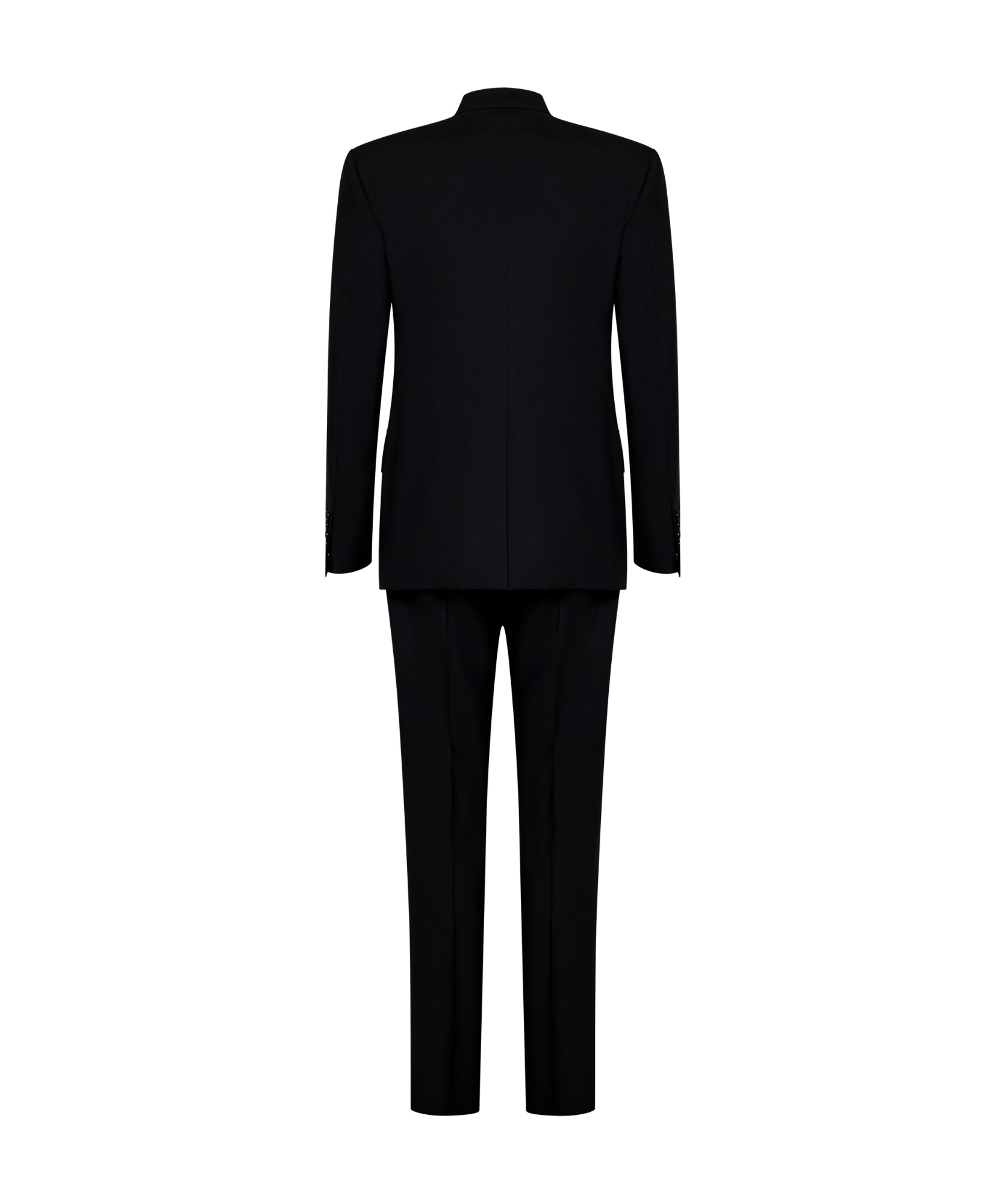 Tom Ford Black Wool Suit With Single-breasted Blazer In Black