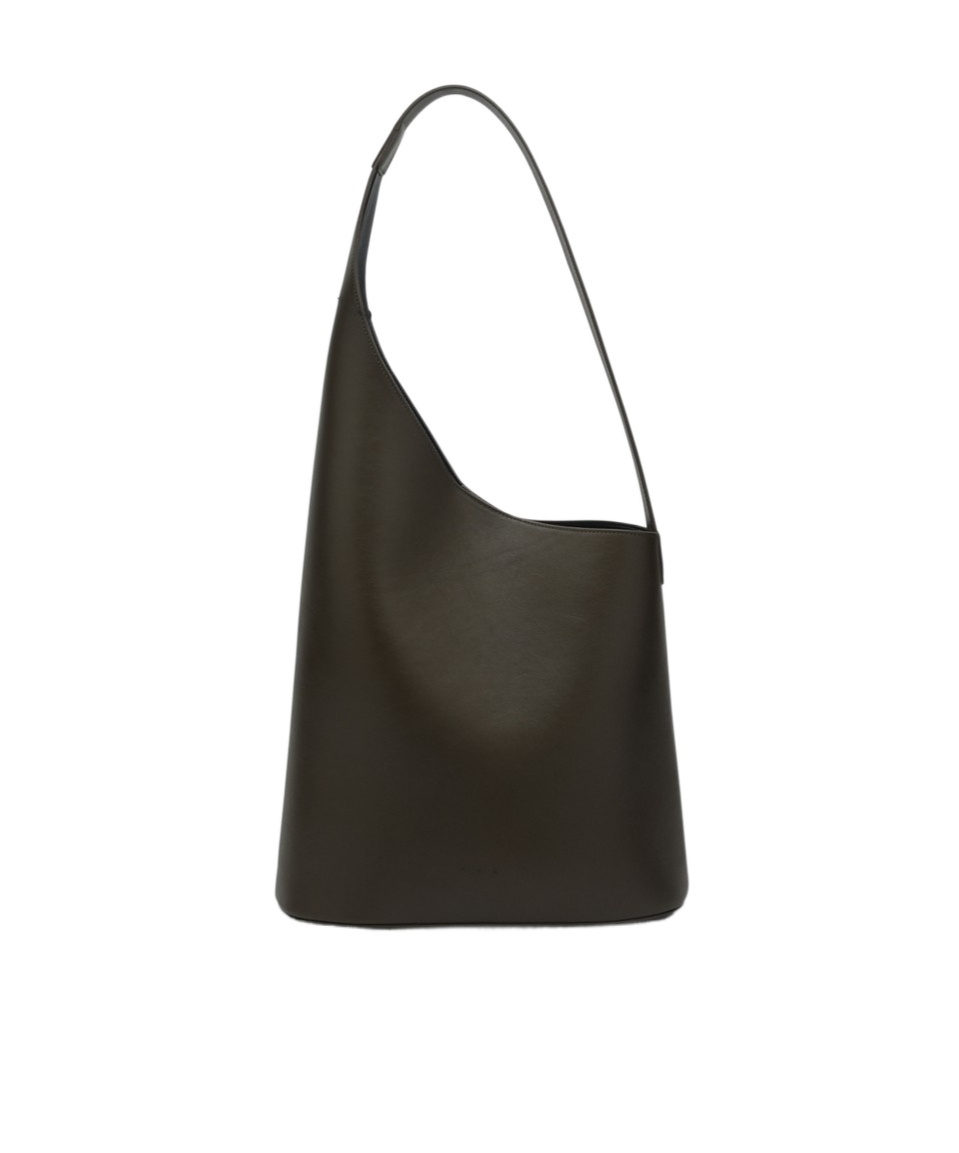 Shop Aesther Ekme Lune Handbag In Black
