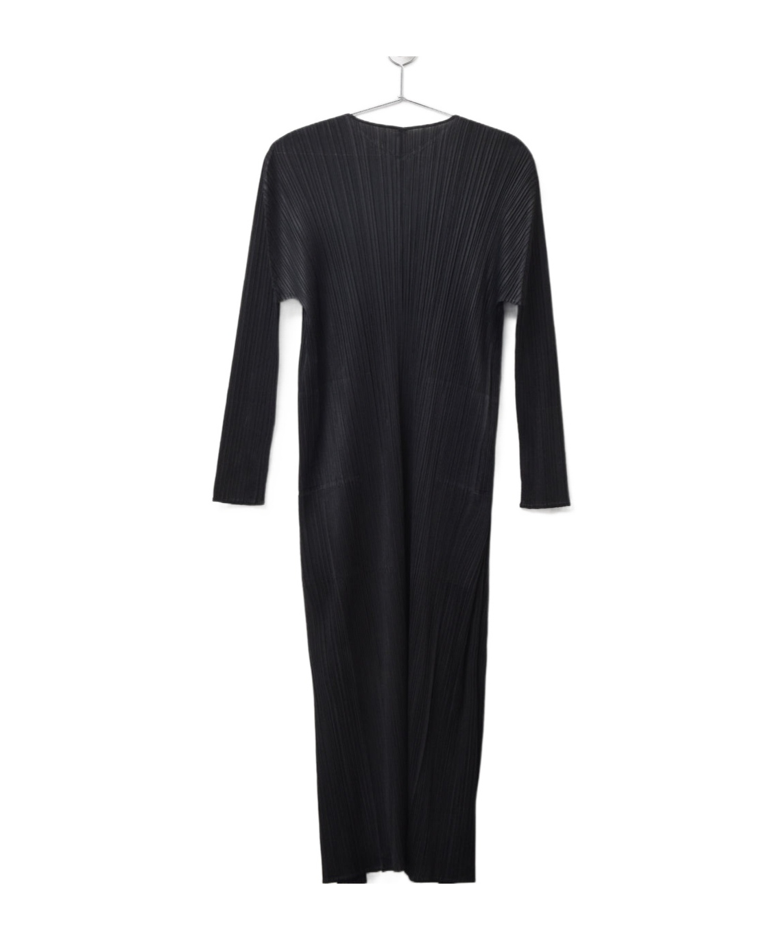 Issey Miyake Basics Longline Cardigan In Black