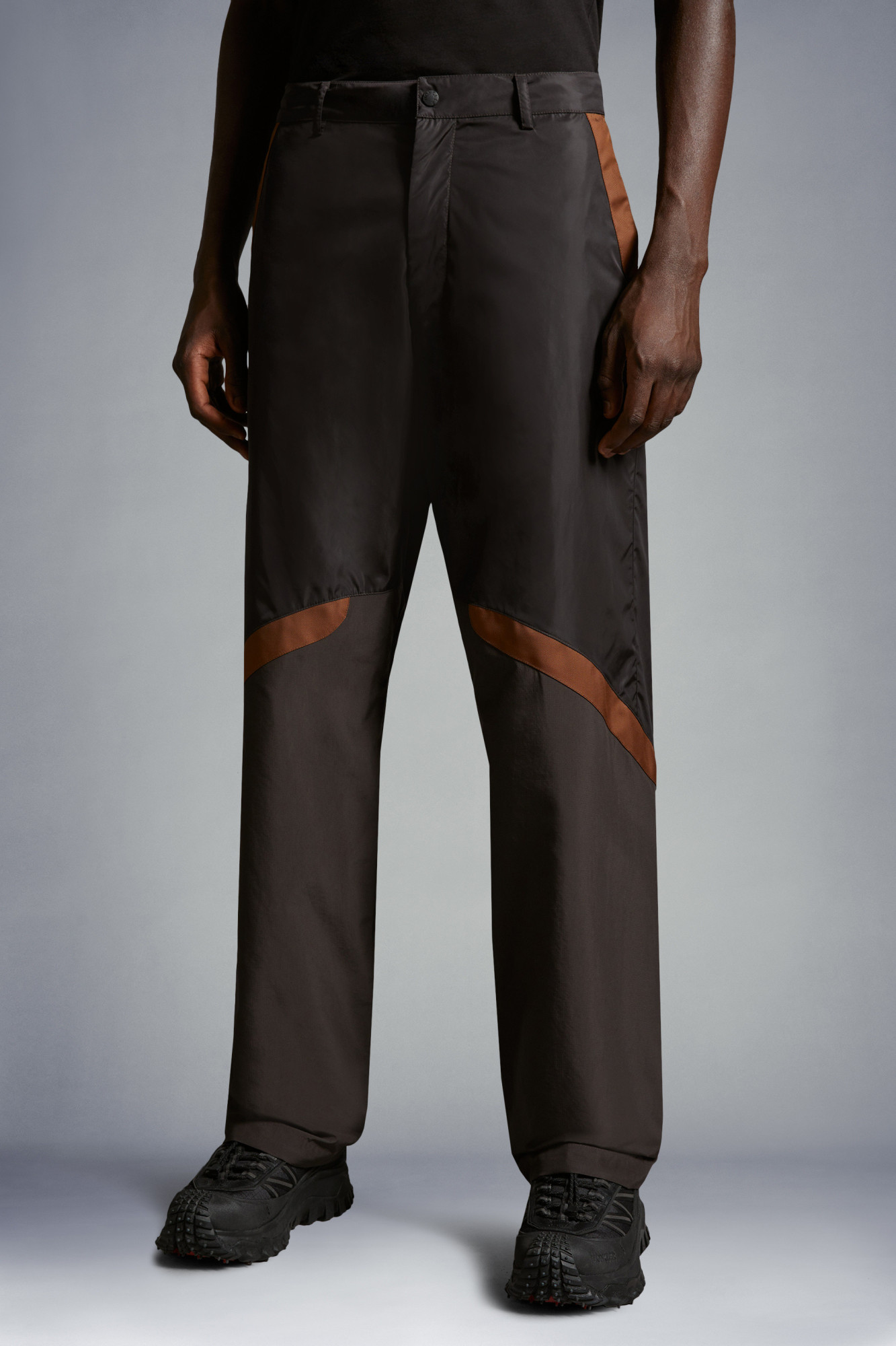 Moncler Born To Protect Straight-leg Pants In Gray