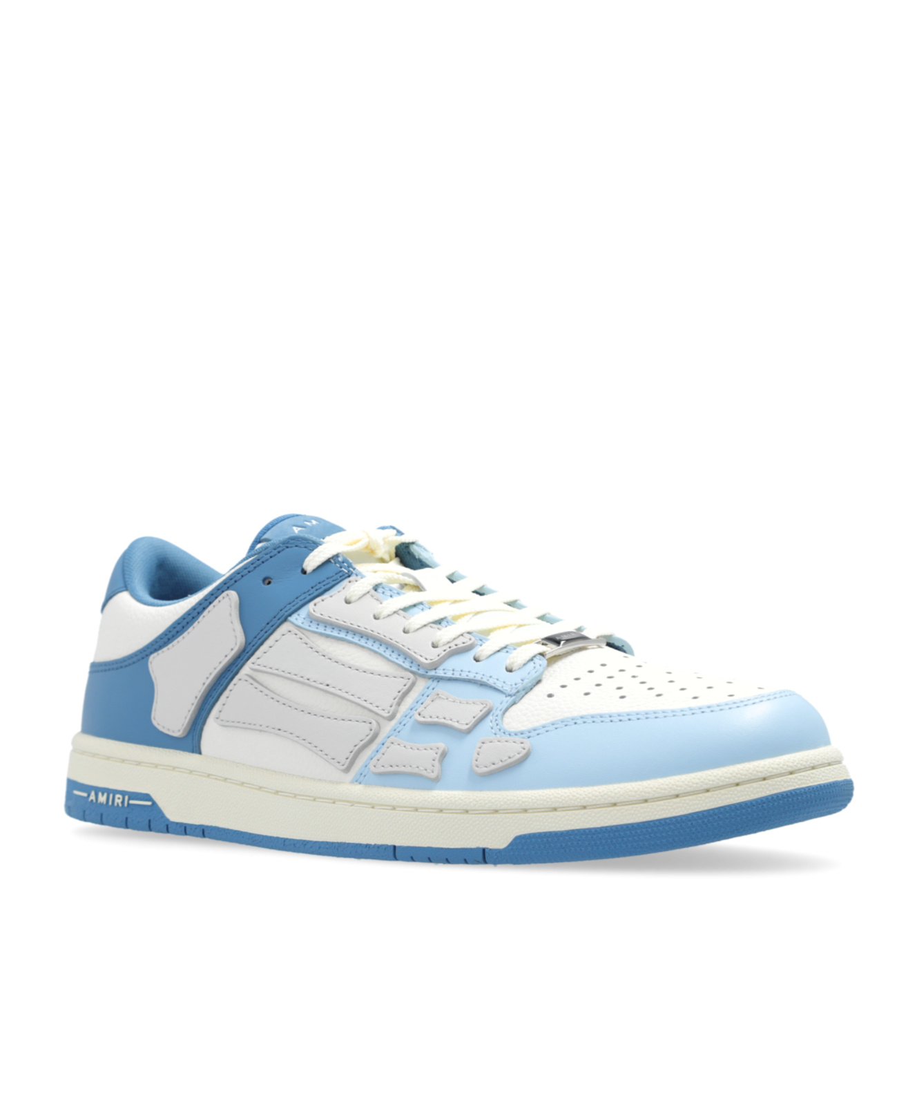 Shop Amiri Skel Top Sneakers In White