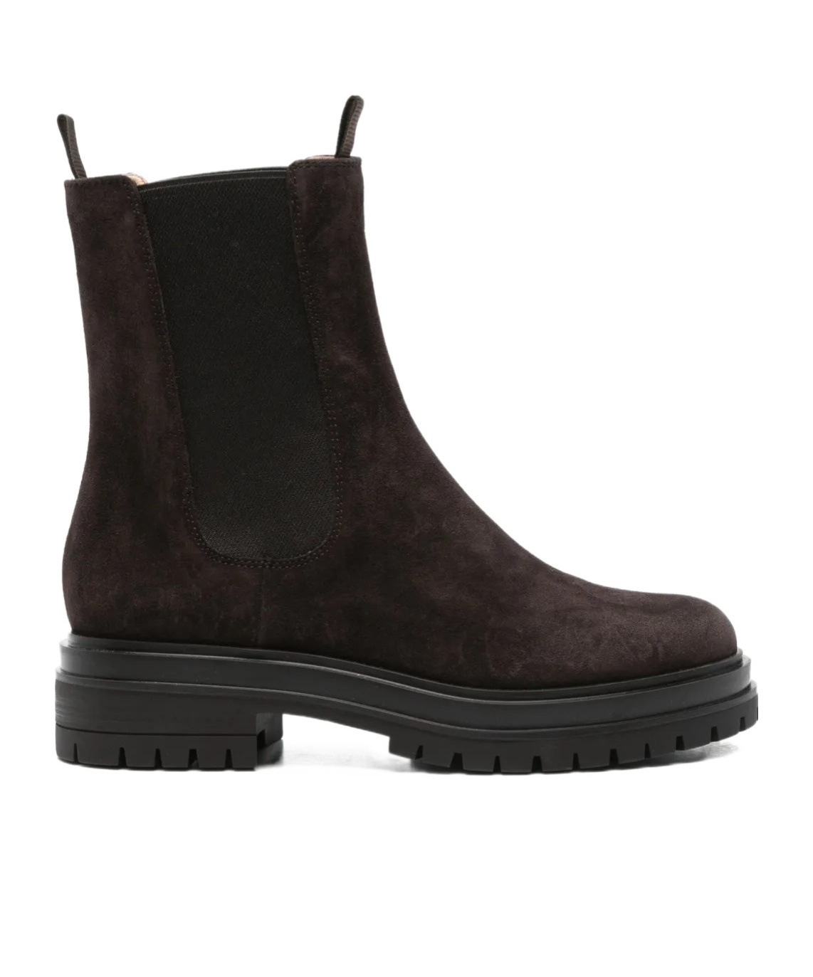 Gianvito Rossi Chester Elastic-panel Boots In Black